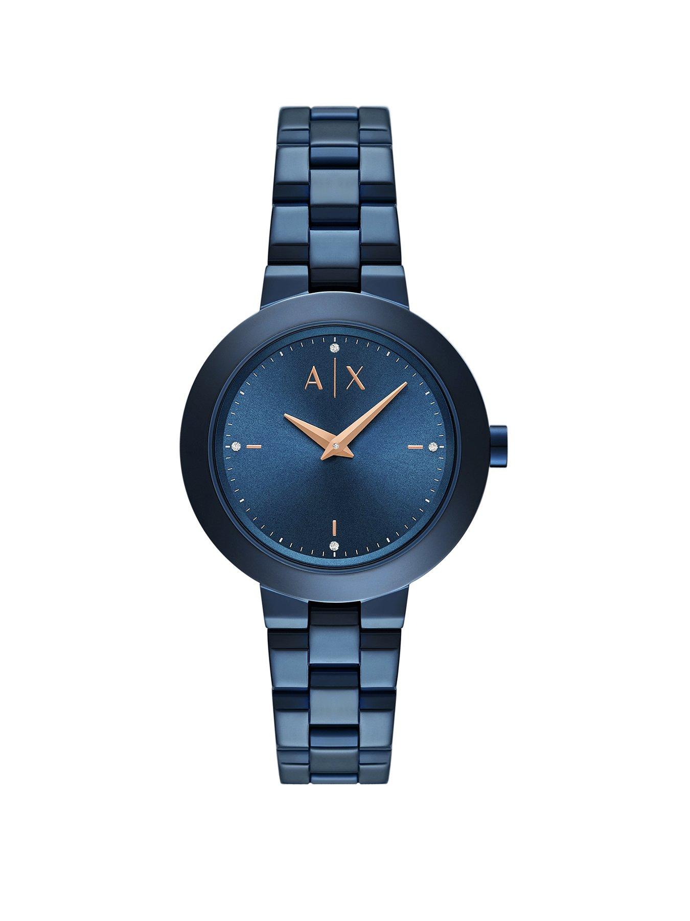 Armani Exchange Women's 2-Hand Ocean Stainless Steel Watch Ax5175 - Blue