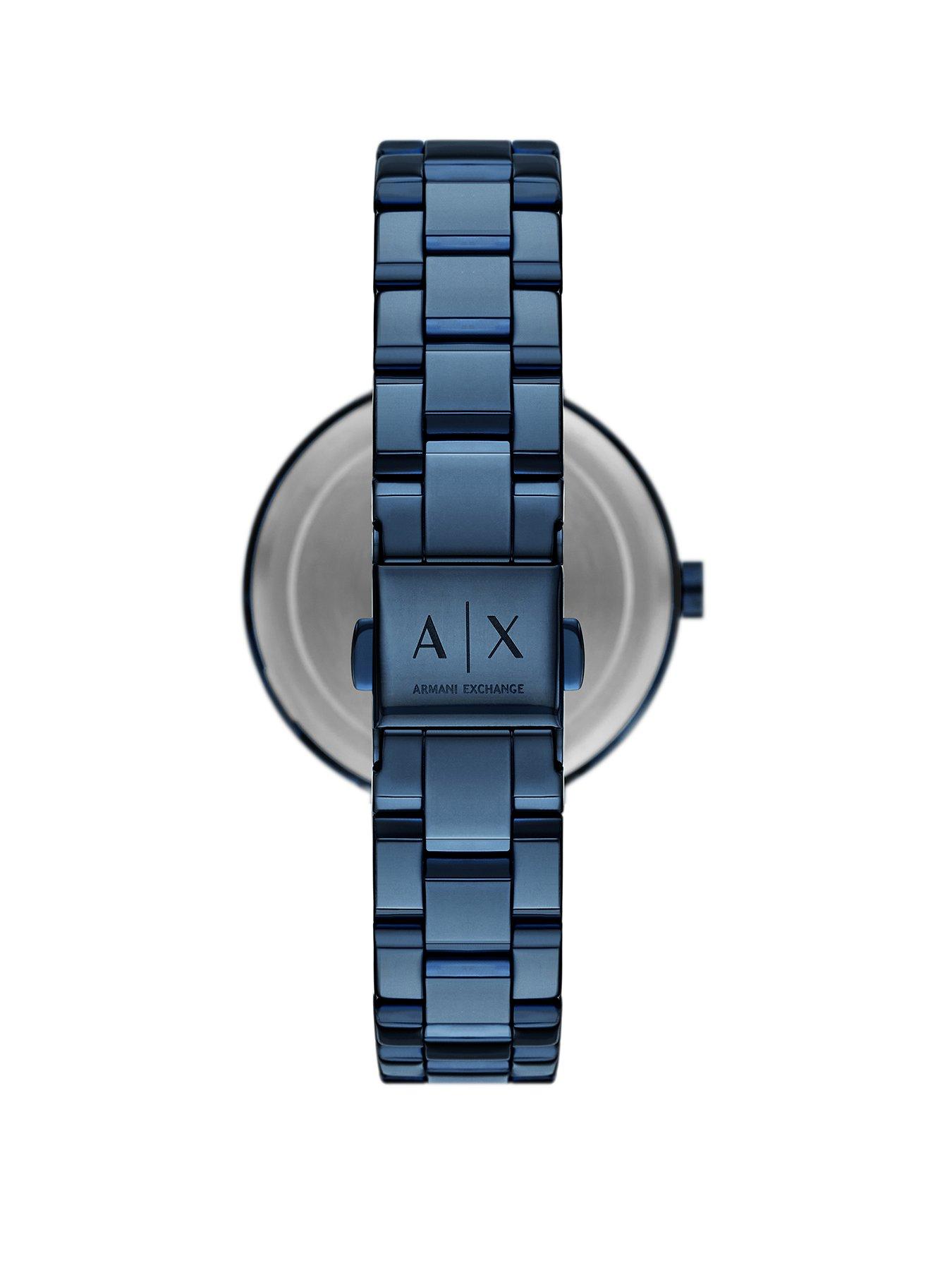 Image 2 of 6 of Armani Exchange Women's 2-Hand Ocean Stainless Steel Watch Ax5175 - Blue