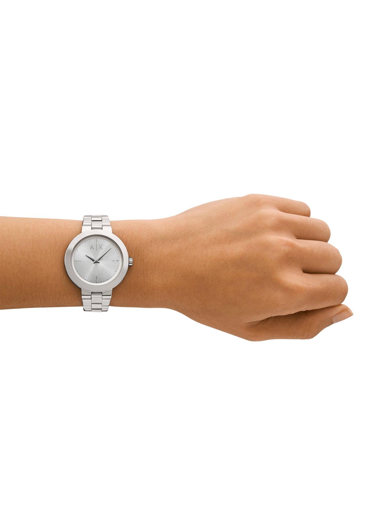Image 3 of 6 of Armani Exchange Women's 2-Hand, Stainless Steel Watch Ax5170 - Silver