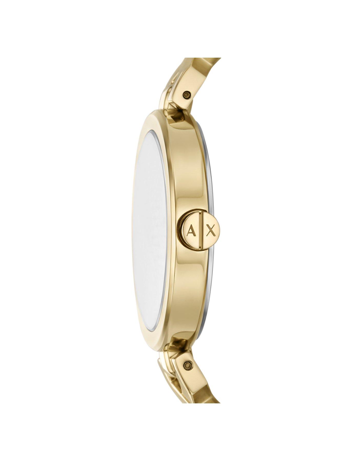 Image 3 of 6 of Armani Exchange Women's Two-Hand Stainless Steel Watch Ax5831 - Gold