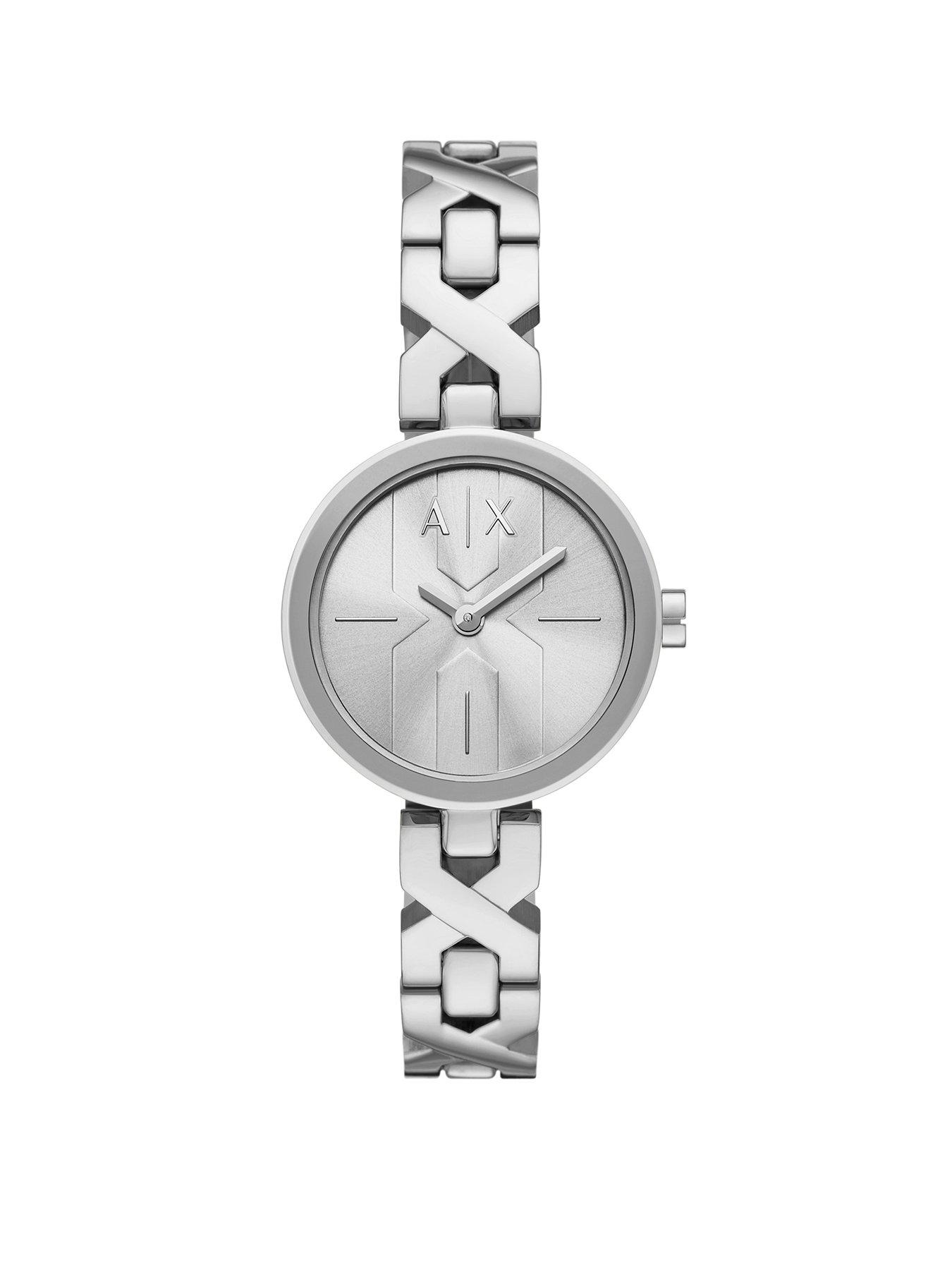 undefined Women's Two-Hand Stainless Steel Watch, AX5830
