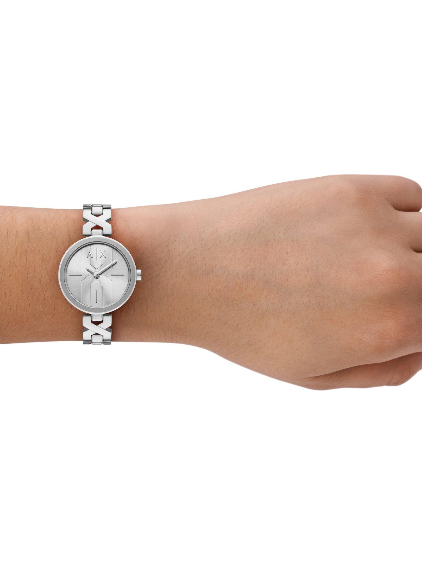 Image 3 of 6 of Armani Exchange Women's Two-Hand Stainless Steel Watch, AX5830
