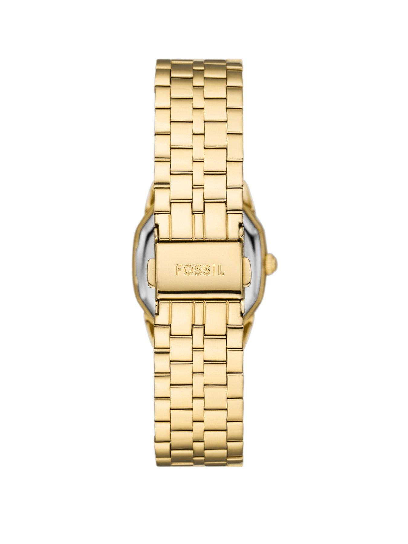 Image 2 of 3 of Fossil Women's Harlow Three-Hand, Gold-Tone Stainless Steel Watch, ES5361