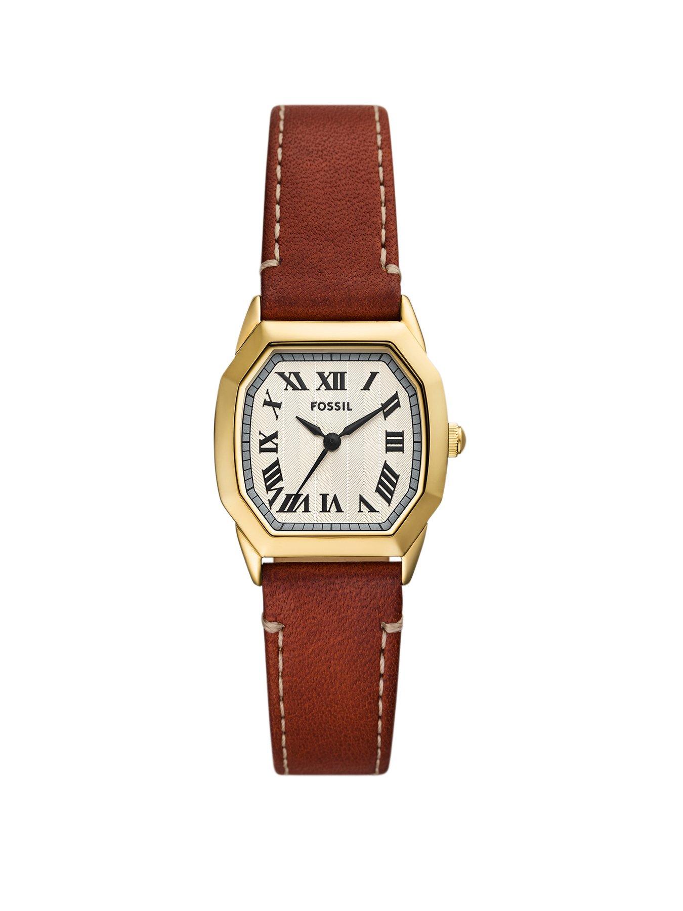 Image 1 of 4 of Fossil Women's Harlow Three-Hand, Gold-Tone Stainless Steel Watch, ES5364