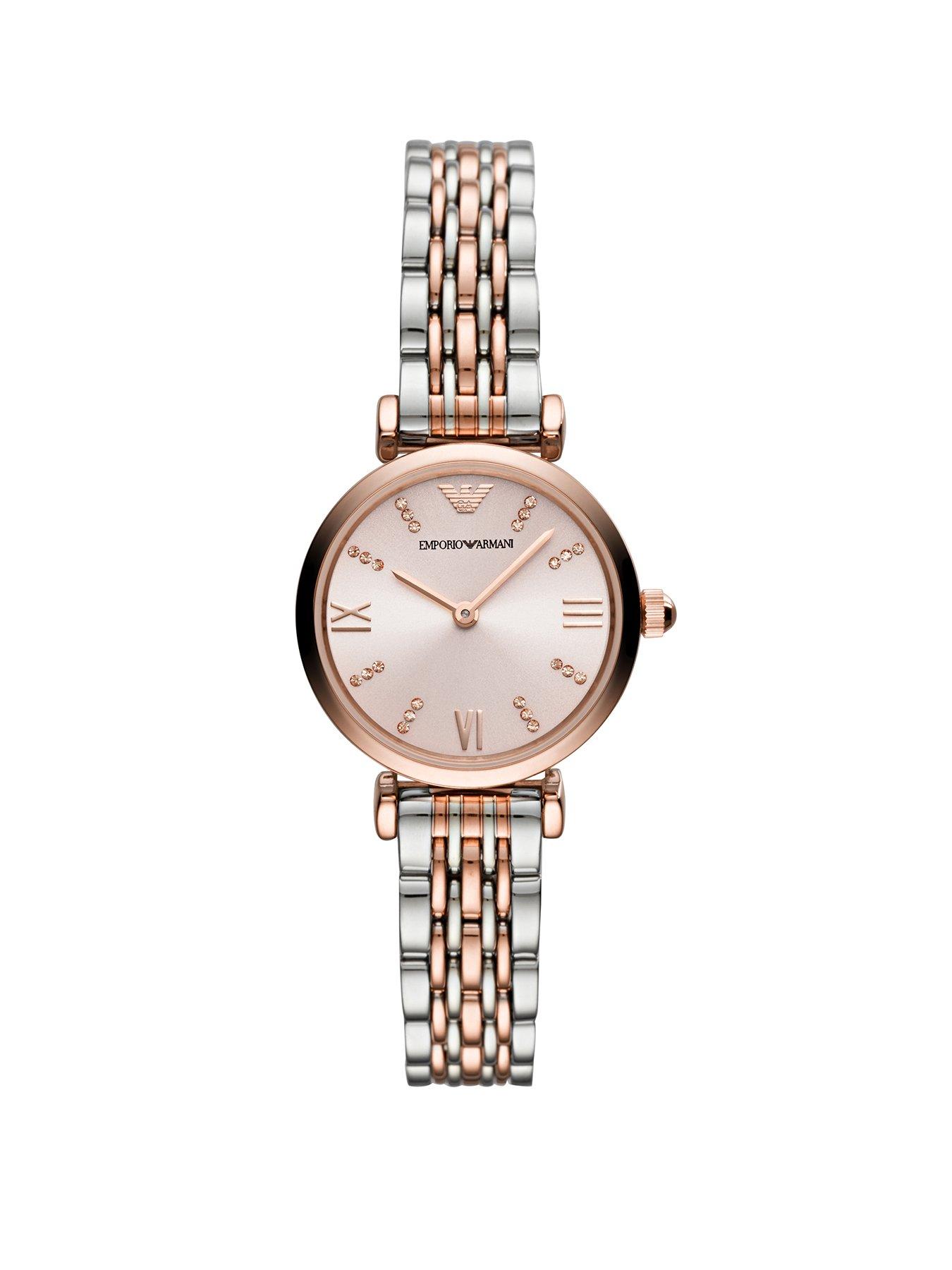 Image 1 of 6 of Emporio Armani Women's 2-Hand Stainless Steel Watch Ar11223 - Rose Gold