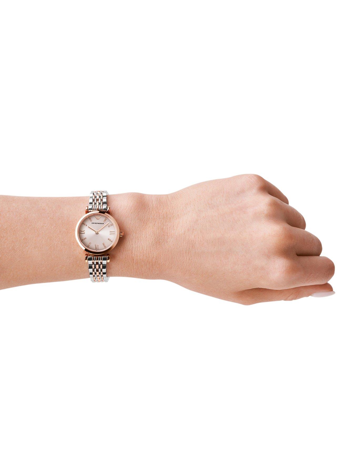 Image 3 of 6 of Emporio Armani Women's 2-Hand Stainless Steel Watch Ar11223 - Rose Gold