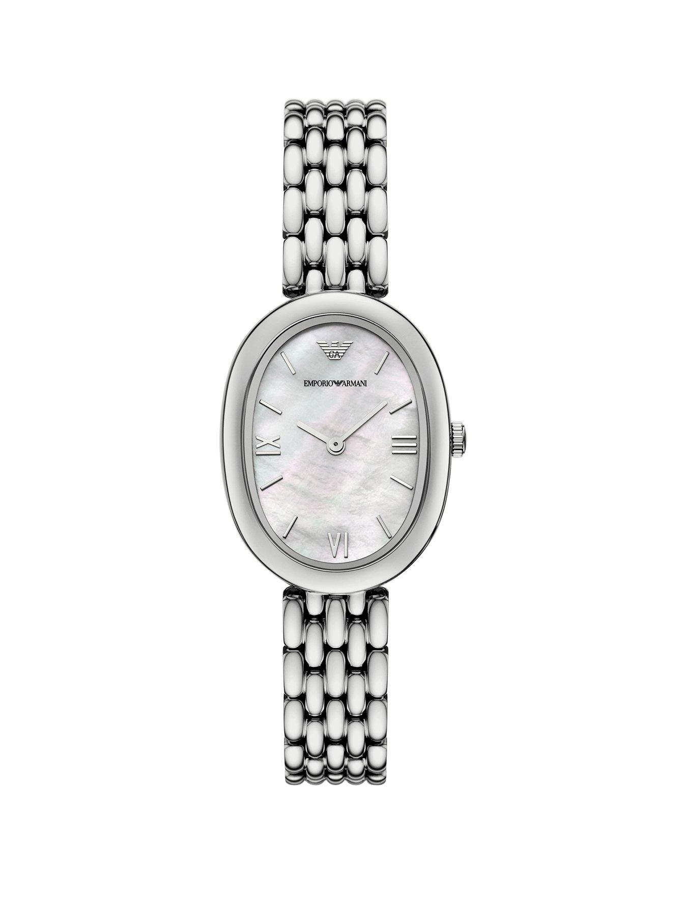 undefined Women's 2-Hand Stainless Steel Watch Ar11706 - Silver