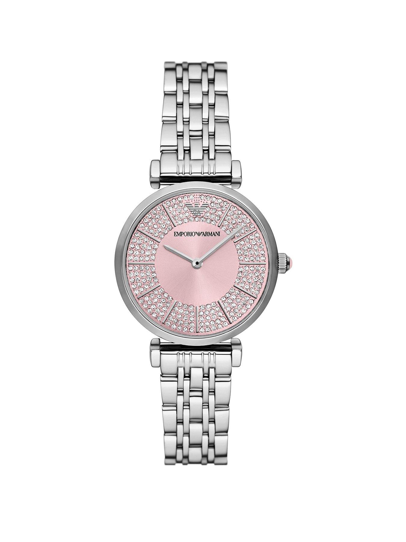 undefined Women's Two-Hand Stainless Steel Watch, AR11686