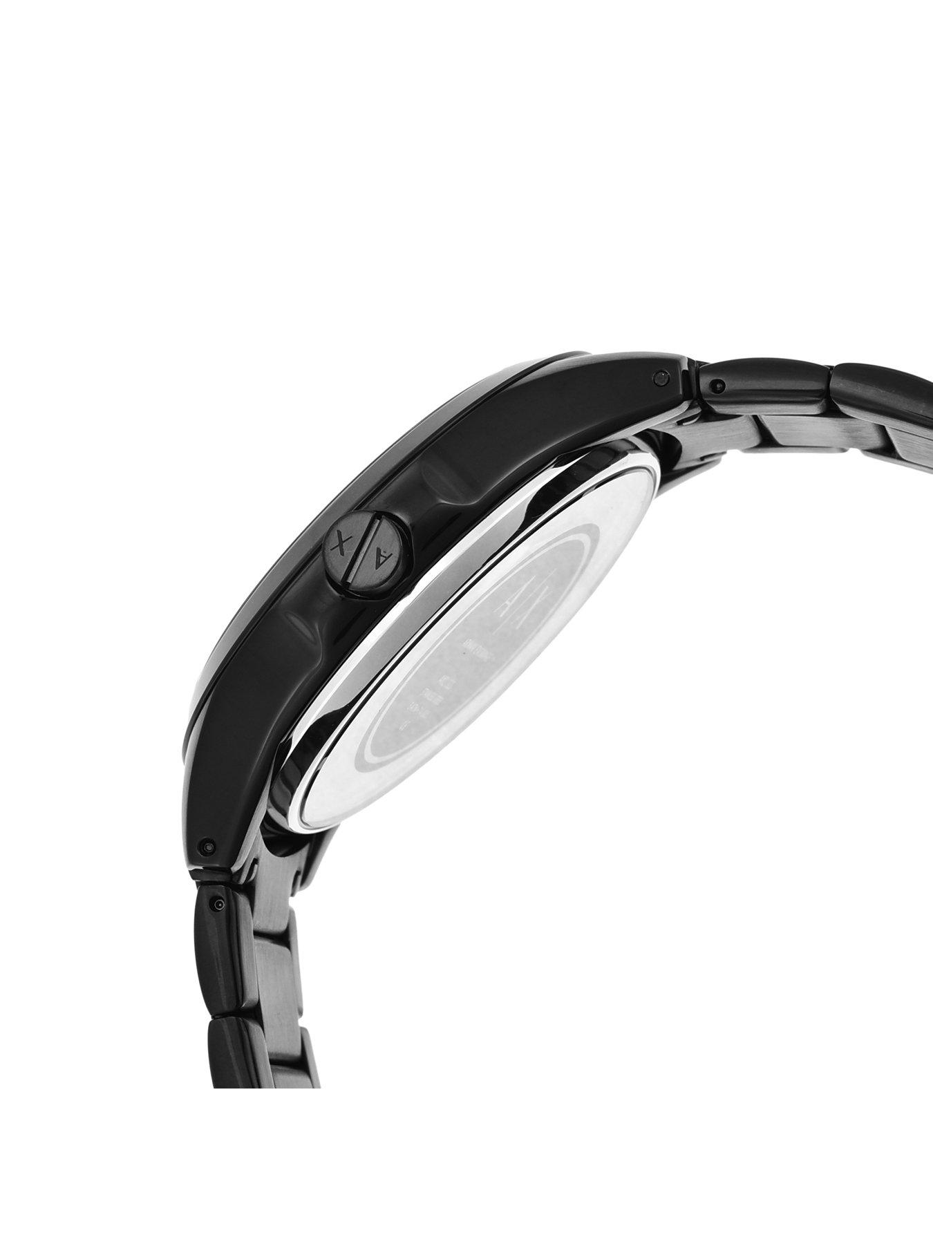 Armani Exchange Men's Chronograph Stainless Steel Watch Ax2164 - Black ...