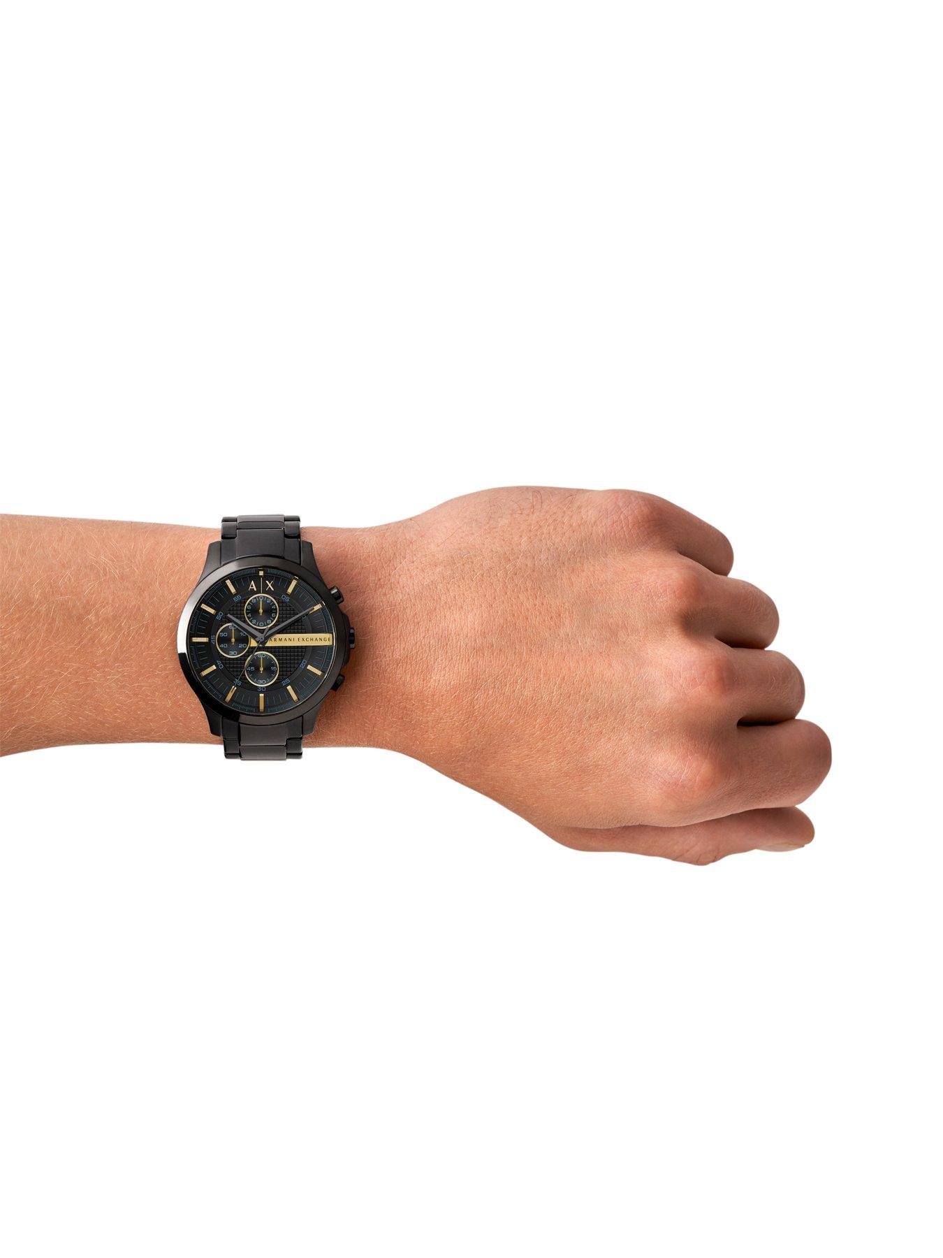 Armani Exchange Men's Chronograph Stainless Steel Watch Ax2164 - Black ...