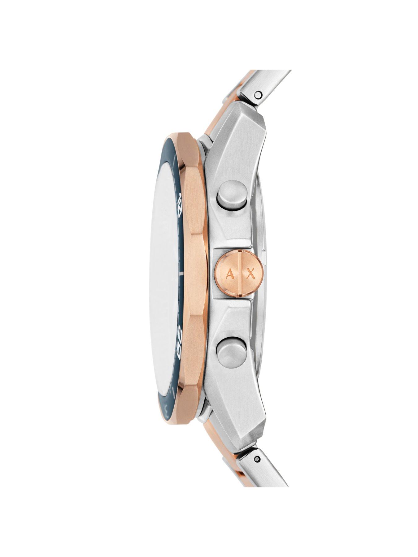 Image 4 of 6 of Armani Exchange Men's Chronograph 2-Tone Stainless Steel Watch Ax1965