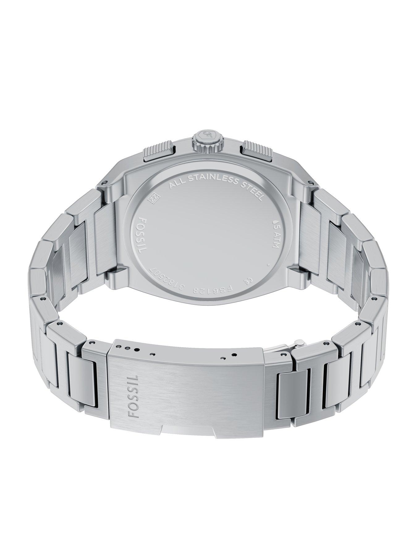 Image 3 of 5 of Fossil Men's Everett Chronograph Stainless Steel Watch, FS6128