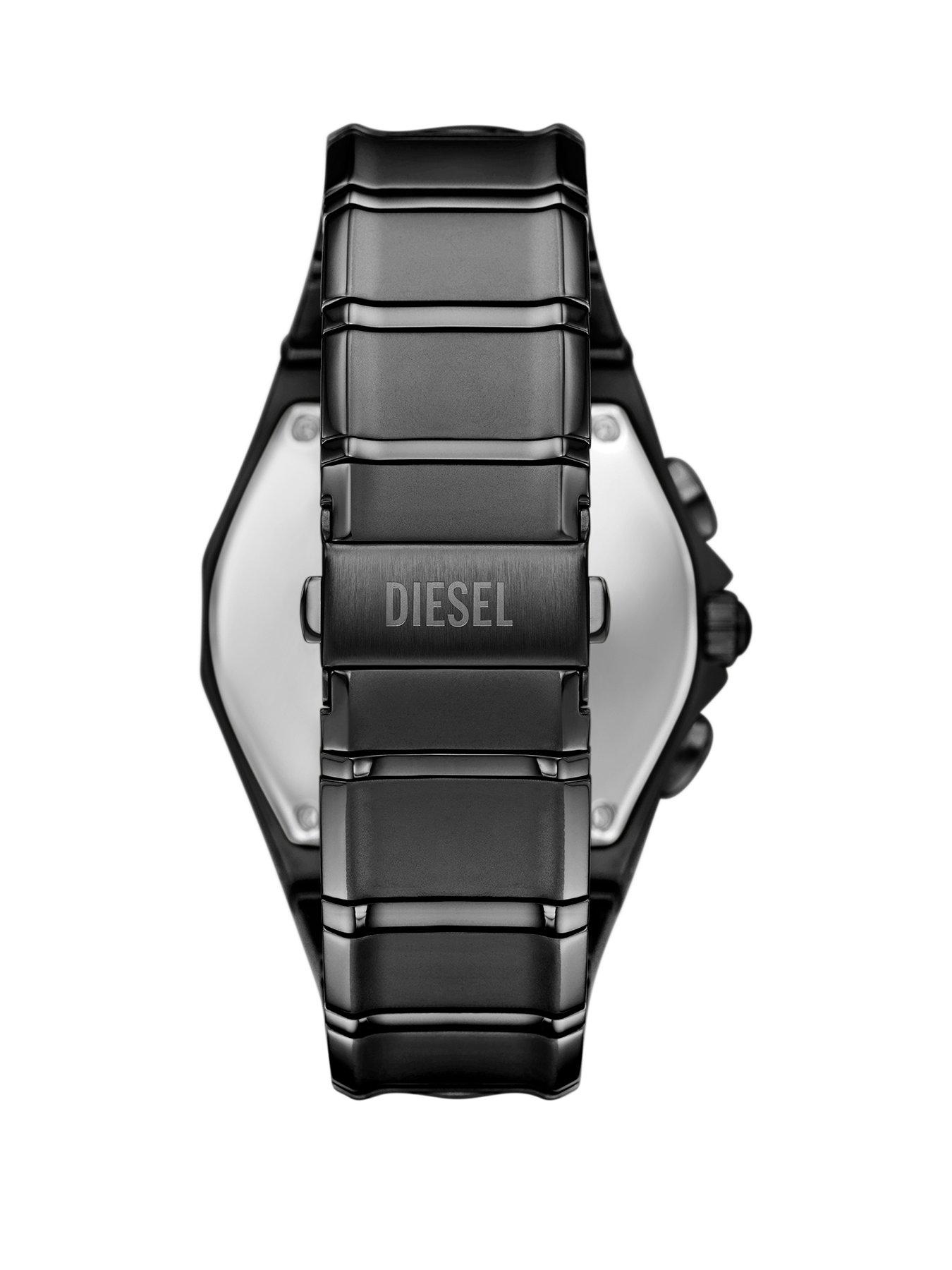 Image 2 of 4 of Diesel Men's D-Curve Chronograph Stainless Steel Watch Dz4696 - Black