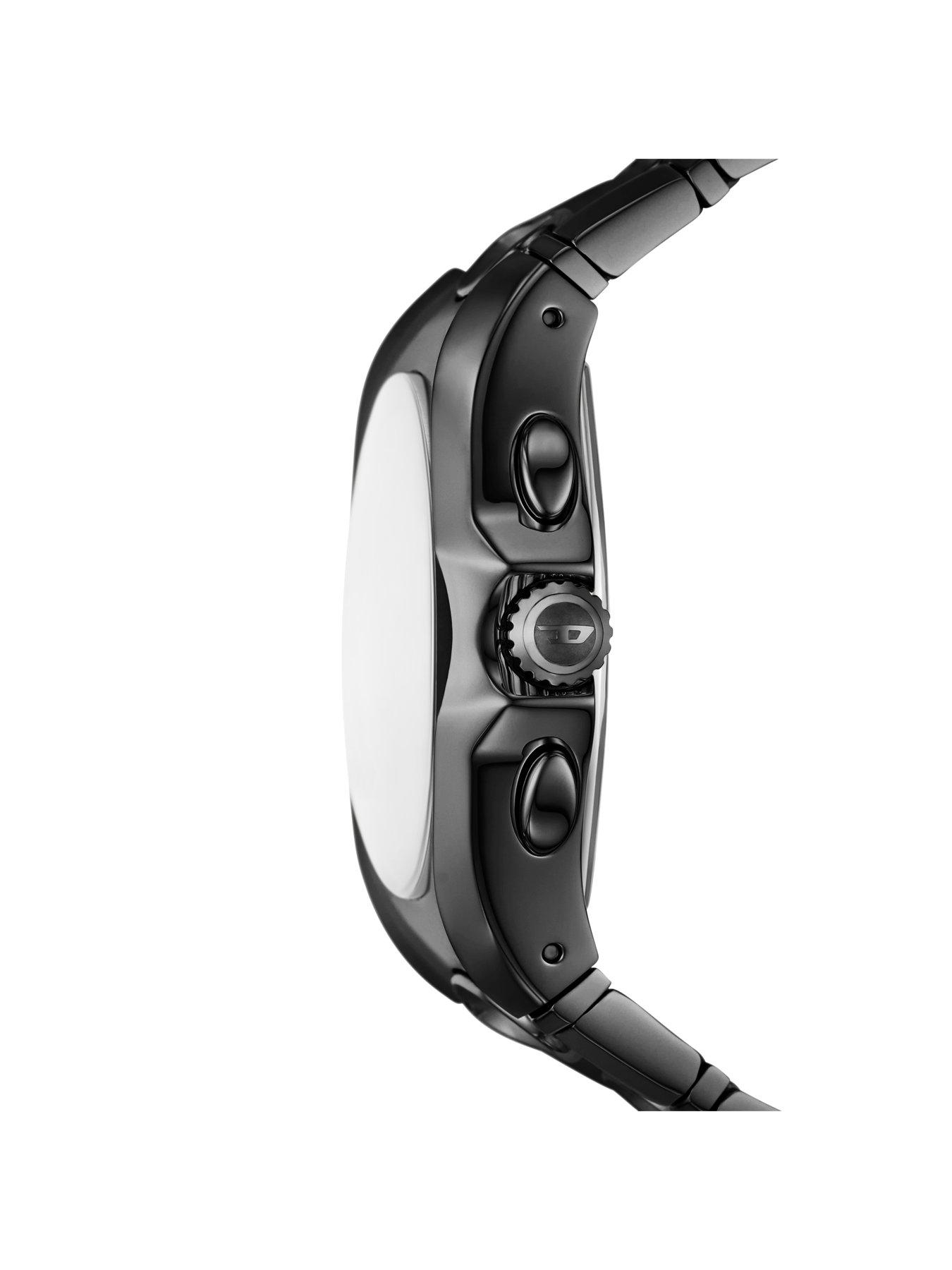 Image 3 of 4 of Diesel Men's D-Curve Chronograph Stainless Steel Watch Dz4696 - Black