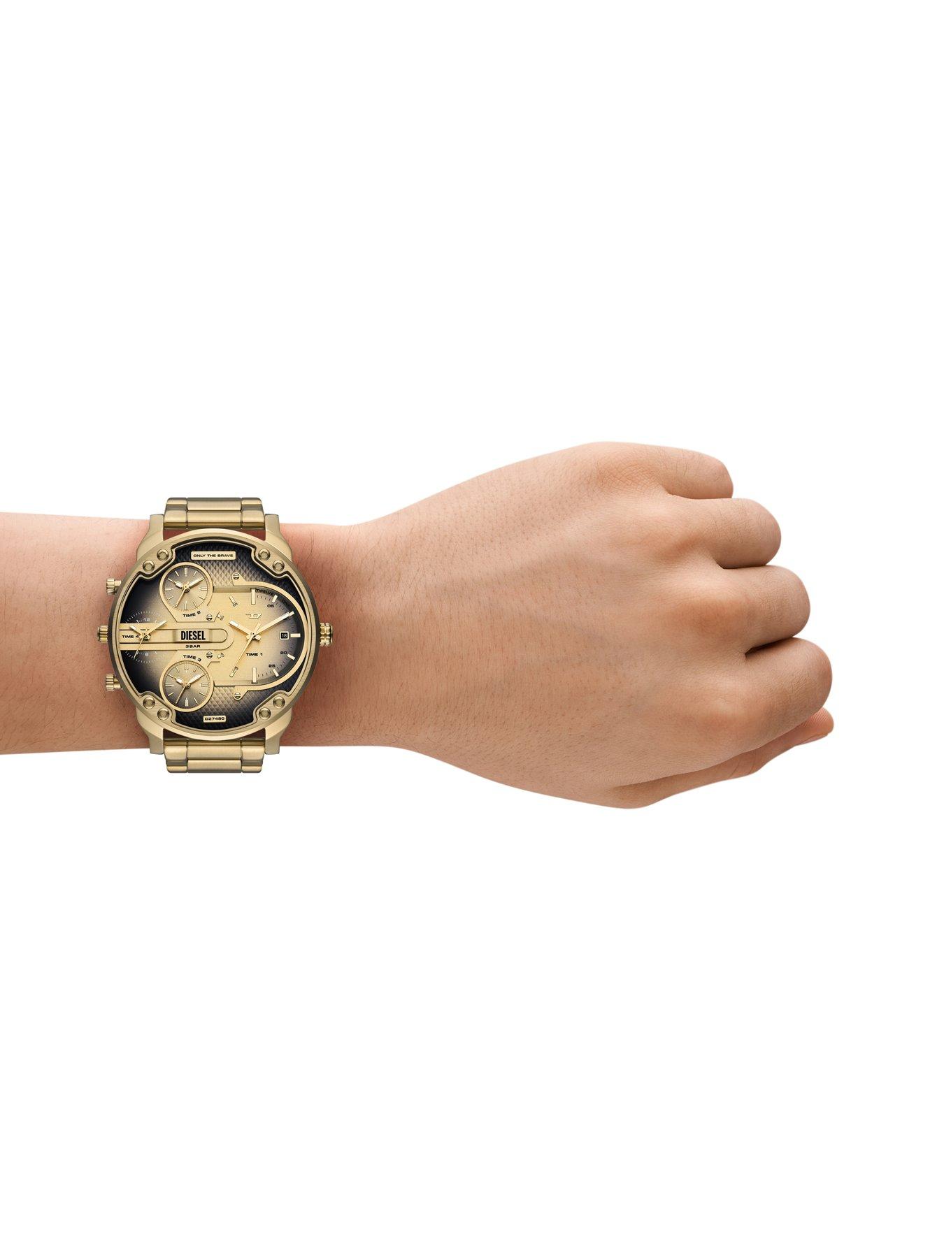 Image 4 of 5 of Diesel Men's Mr Daddy Slim Multi-Movement Stainless Steel Watch Dz7490 - Gold