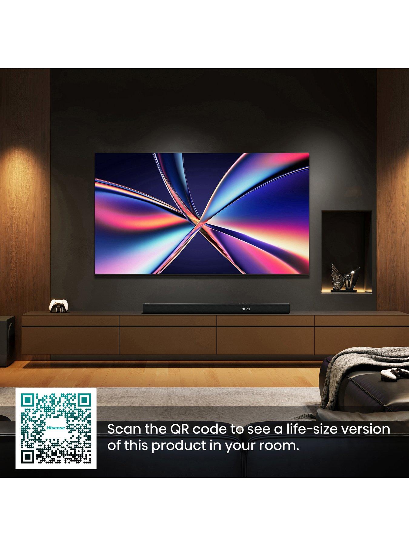 Image 3 of 7 of Hisense E8Q 55" 4K ULED Mini LED 144Hz Smart AI TV with Freely - 55E8QTUK