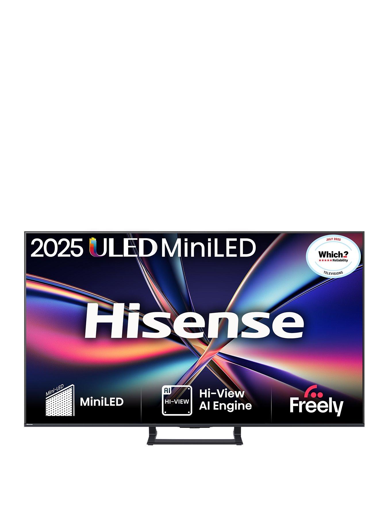Image 1 of 7 of Hisense Hisense E8Q 50" 4K ULED Mini LED 144Hz Smart AI TV with Freely - 50E8QTUK