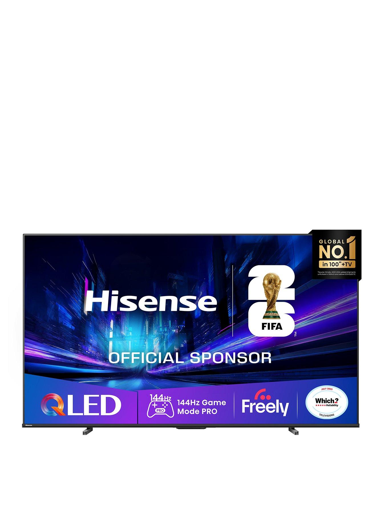  image of hisense-e78q-pro-100-4k-hdr-qled-144hz-smart-ai-tv-with-freely-100e78qtuk-pro