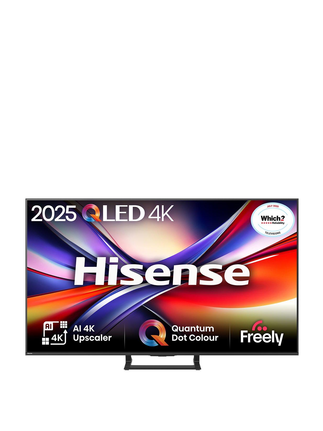 Hisense 75A7QTUK 75-inch 4K QLED Smart AI TV with Freely