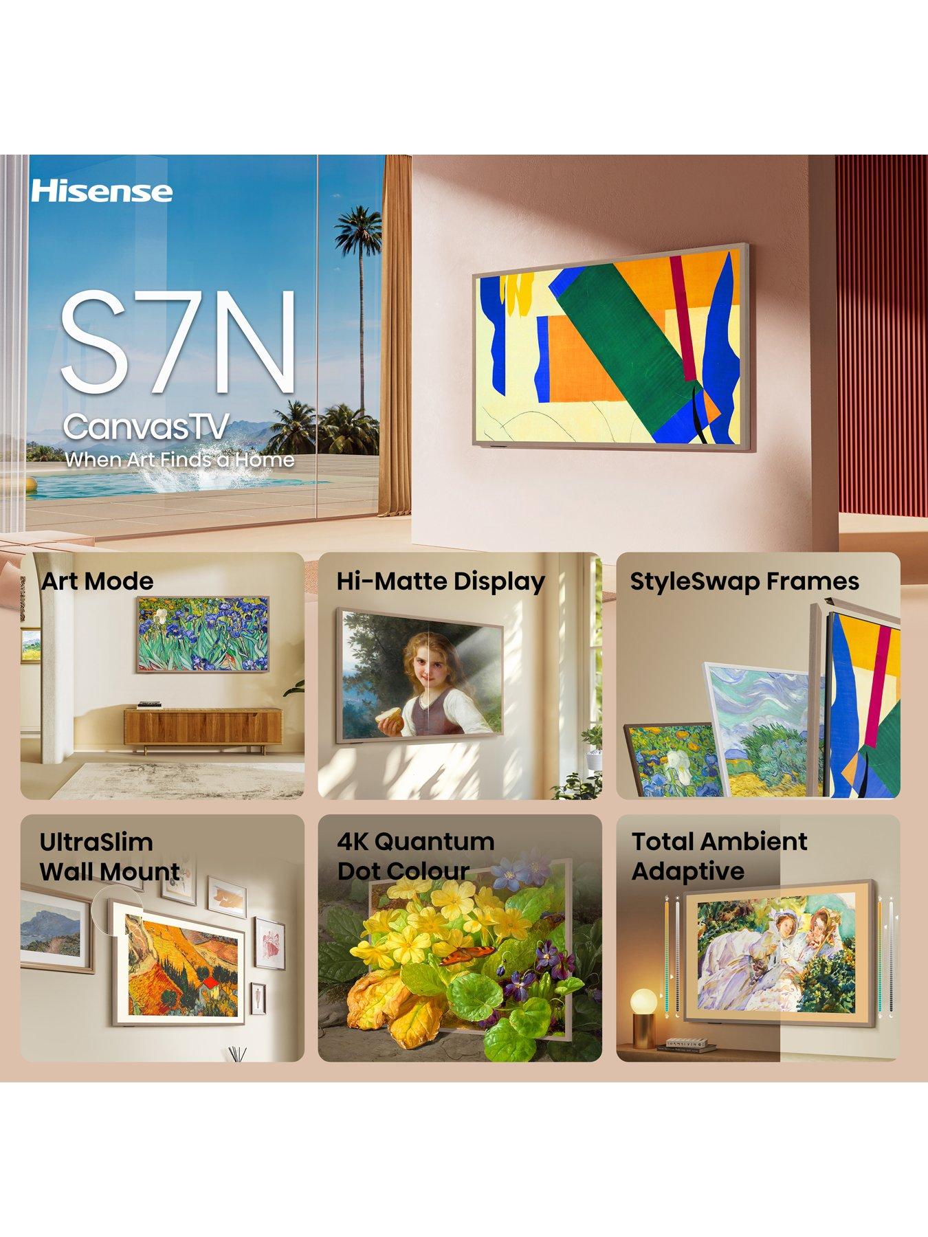  image of hisense-hisense-canvas-s7nq-55-4k-qled-smart-tv-with-freely-amp-artmode-55s7nqtuk