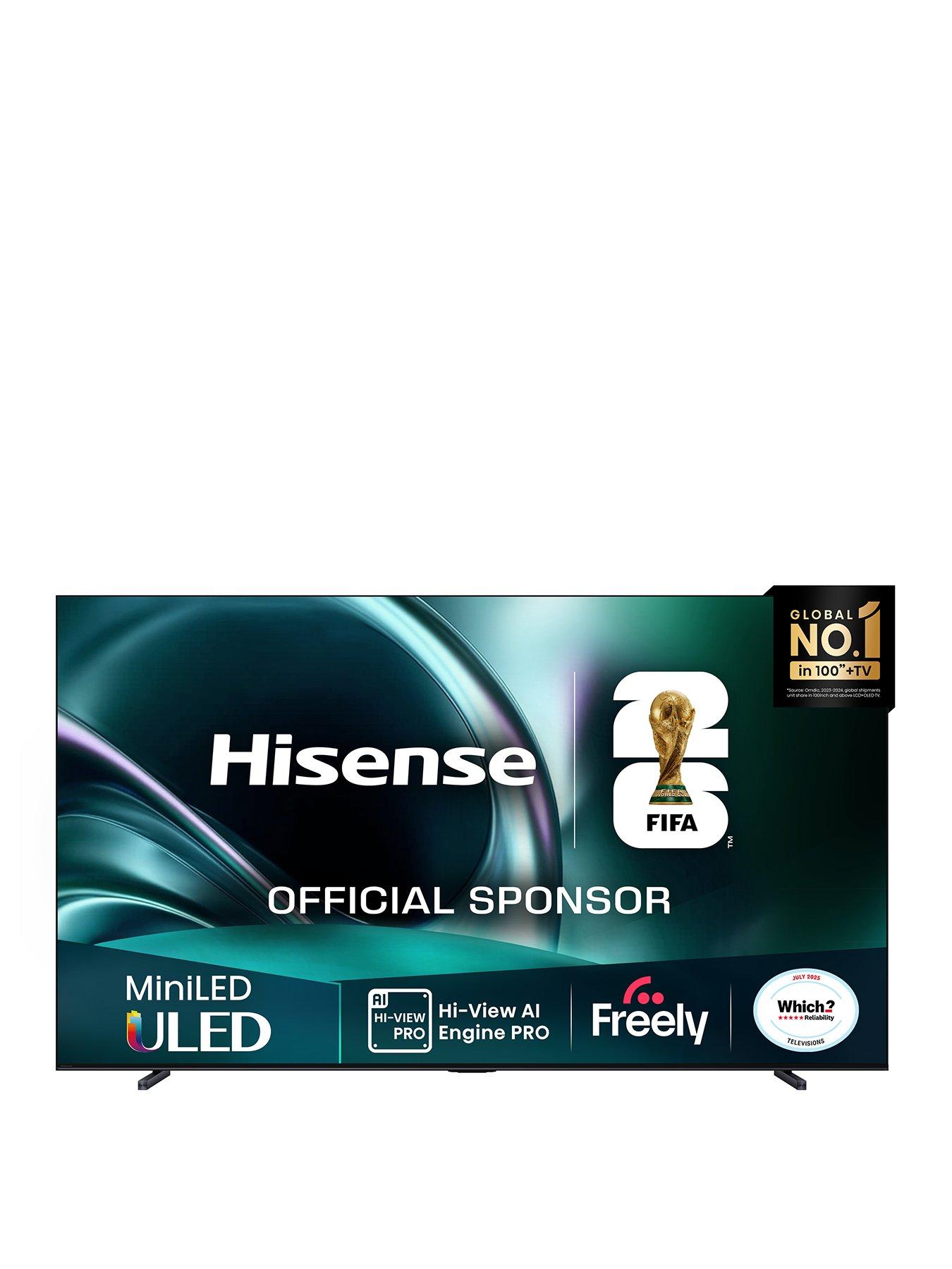 front image of hisense-u7q-100-4k-uled-miniled-144hz-smart-ai-tv-with-freely-100u7qtuk
