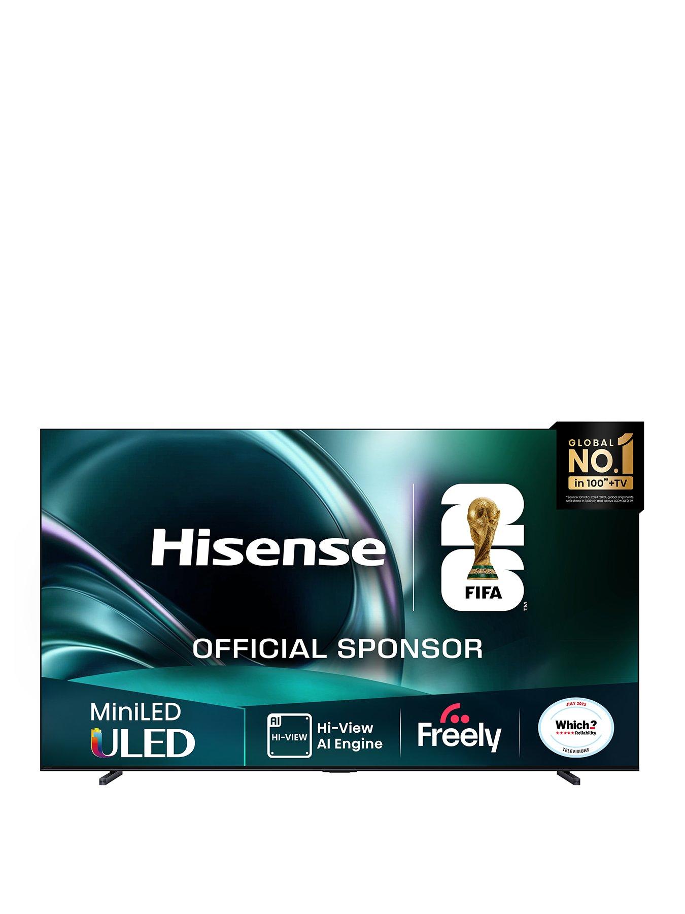 Image 1 of 8 of Hisense U7Q 85" 4K MiniLED QLED 144Hz Smart AI TV with Freely- 85U7QTUK