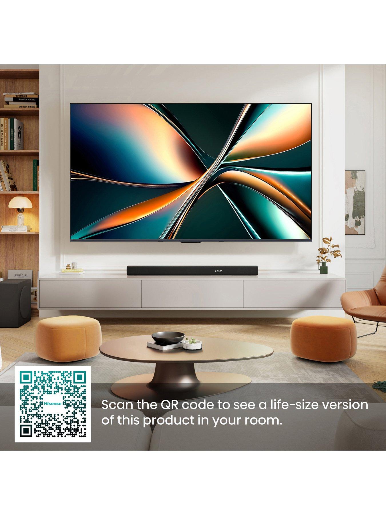 Image 3 of 8 of Hisense U7Q 85" 4K MiniLED QLED 144Hz Smart AI TV with Freely- 85U7QTUK
