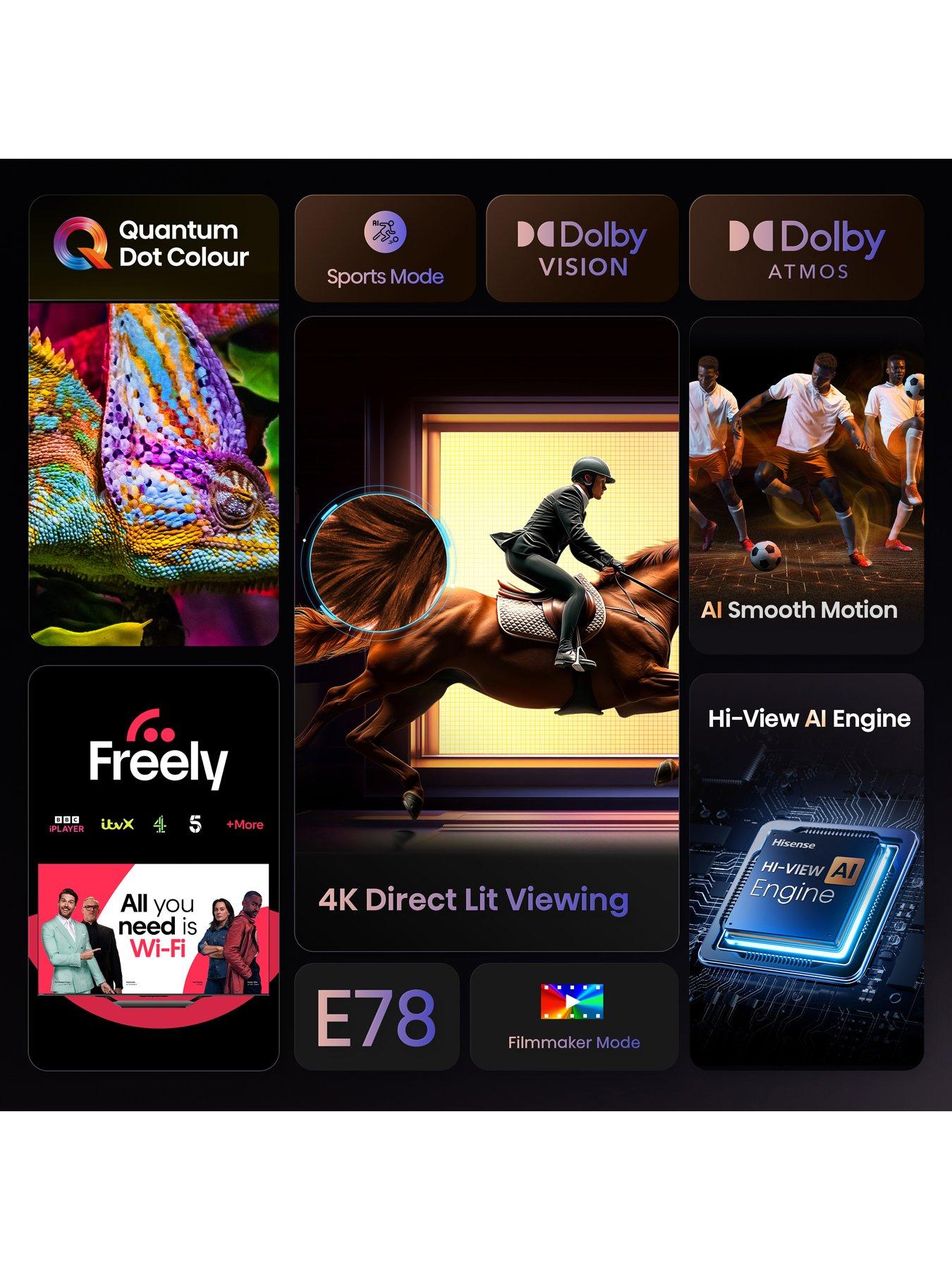  image of hisense-hisense-u7q-65-4k-uled-miniled-144hz-smart-ai-tv-with-freely-65u7qtuk