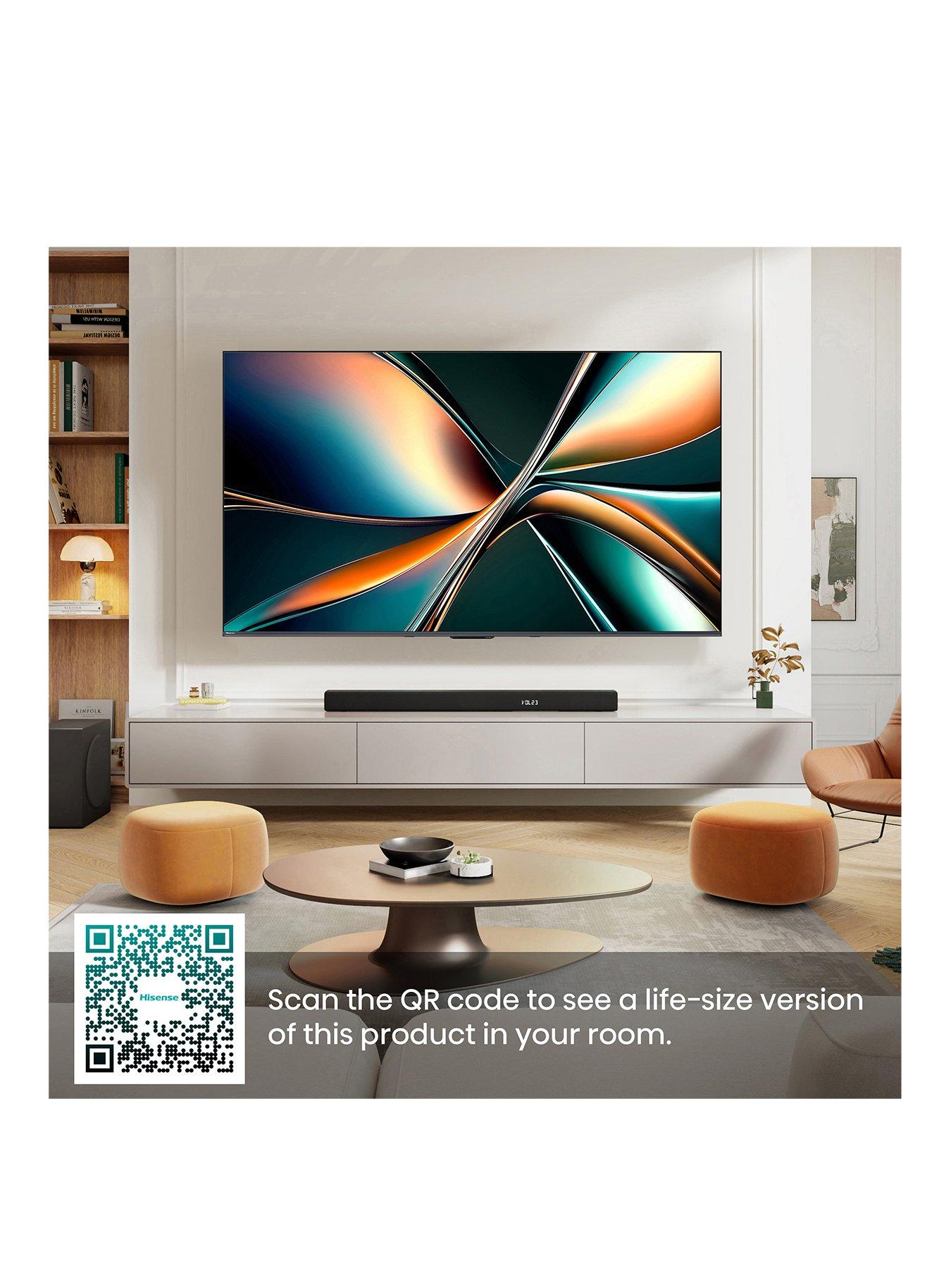 Image 2 of 7 of Hisense Hisense 50" U7QTUK MiniLED QLED 144Hz Smart AI TV with Freely