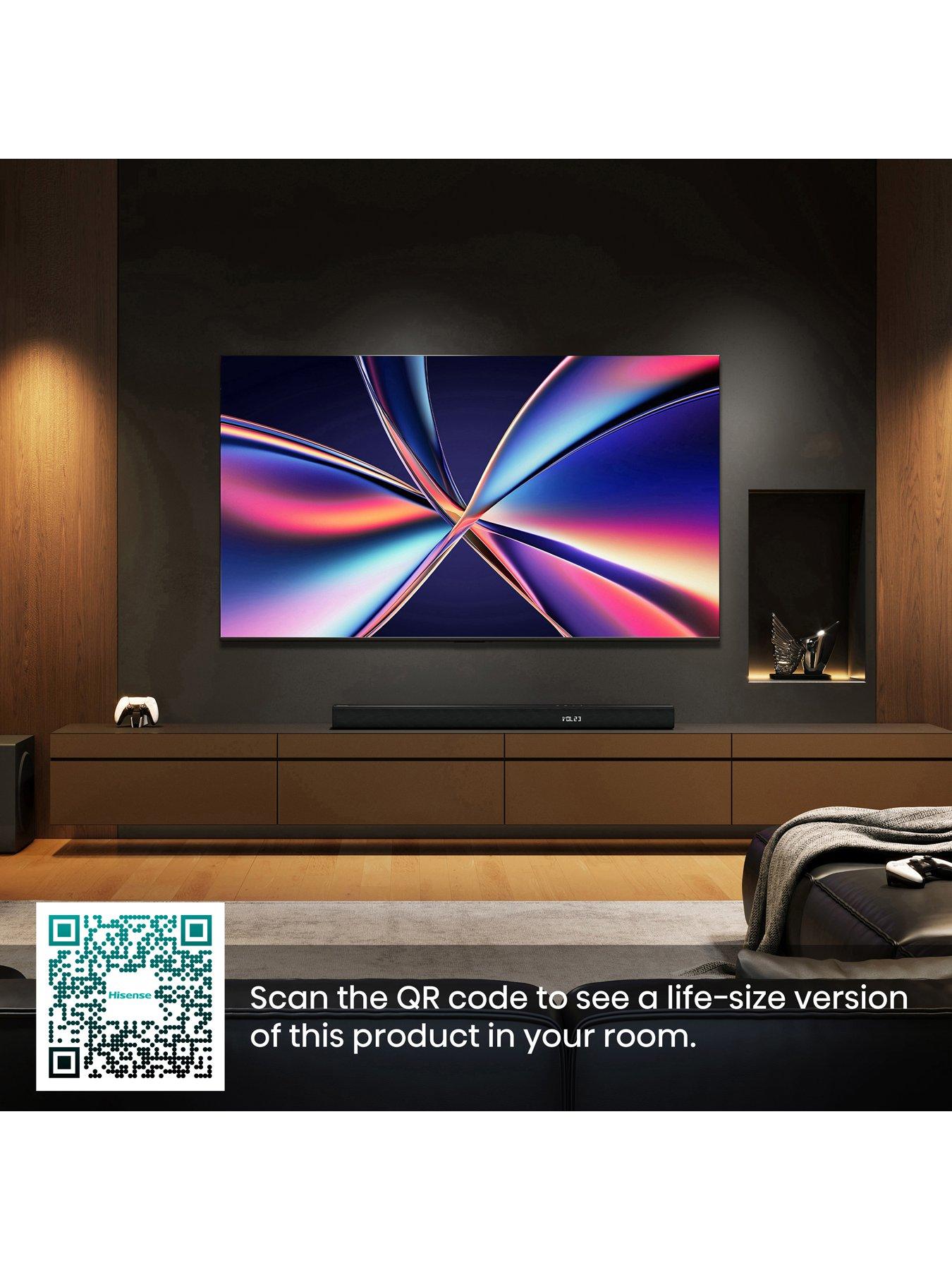 Image 3 of 7 of Hisense 65" 65E8QTUK MiniLED 144Hz Smart AI TV with Freely