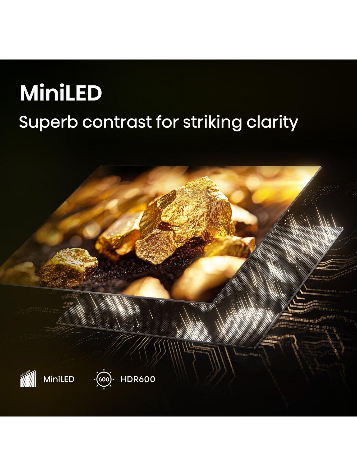 Image 5 of 7 of Hisense 65" 65E8QTUK MiniLED 144Hz Smart AI TV with Freely