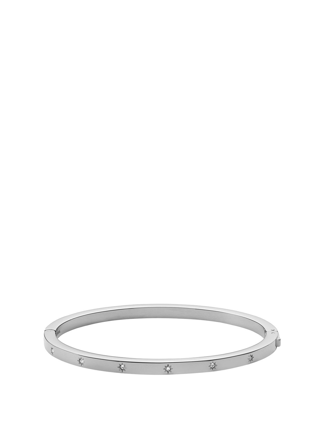 undefined Women's Sadie Shine Bright Stainless Steel Bangle Bracelet, JF04420040