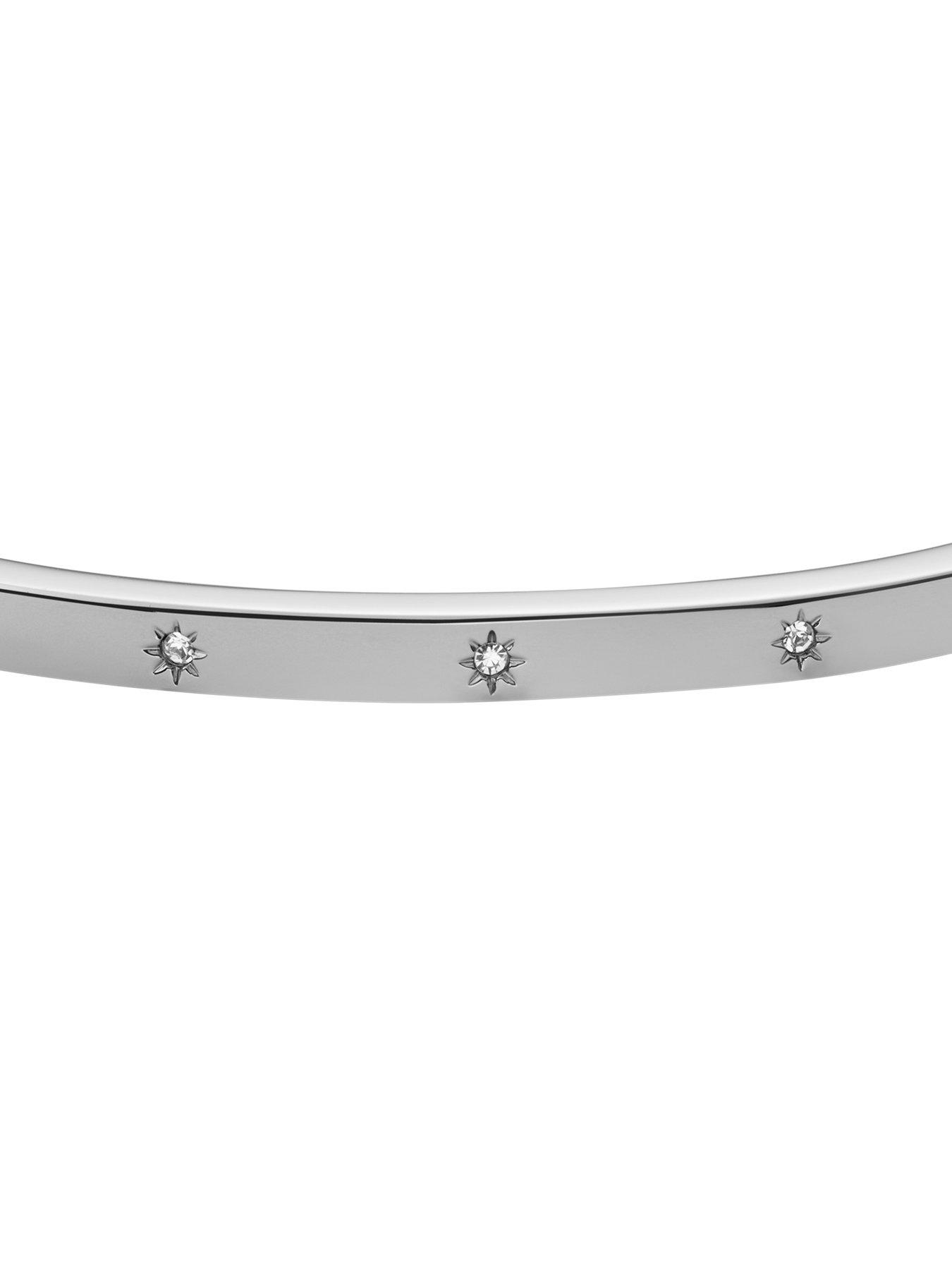 Image 3 of 4 of Fossil Women's Sadie Shine Bright Stainless Steel Bangle Bracelet, JF04420040