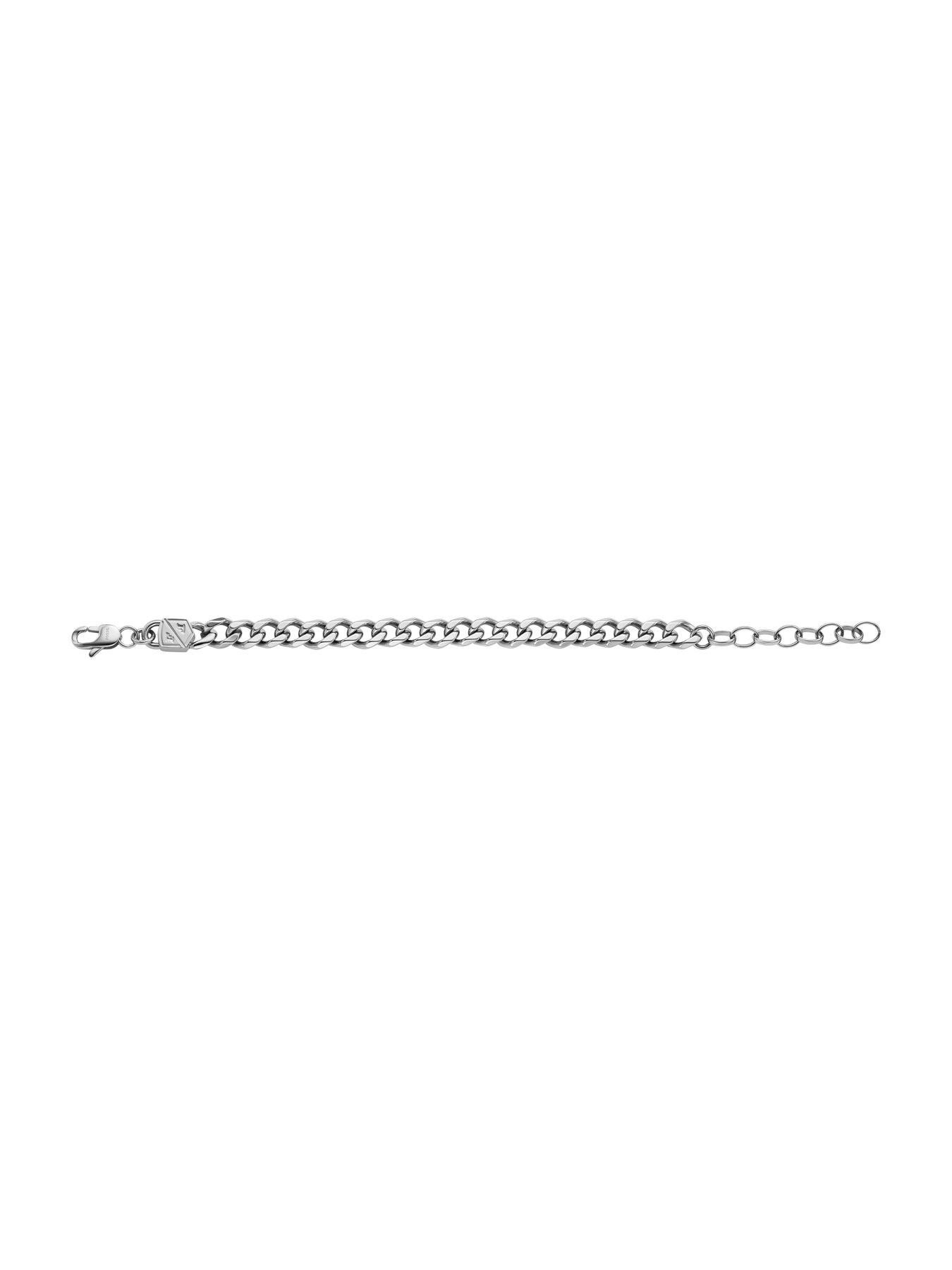 Image 6 of 6 of Fossil Men's Ellis Core Chains Stainless Steel Chain Bracelet, JF04615040