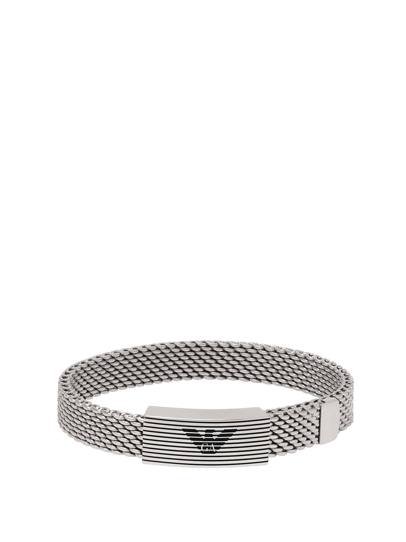 undefined Men's Stainless Steel Mesh Bracelet, EGS3150040