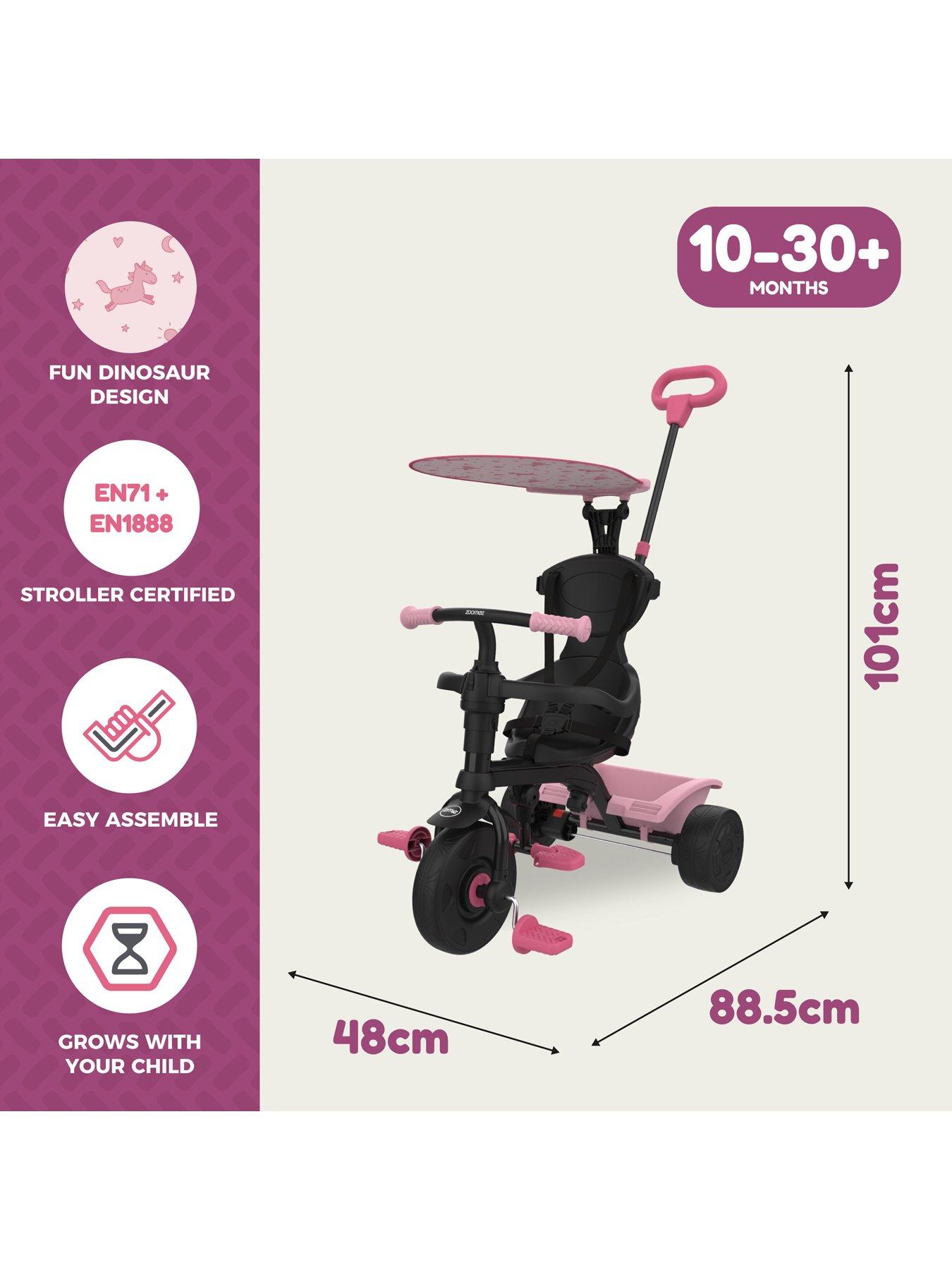  image of tp-zoomee-4-in-1-trike-unicorn-dream