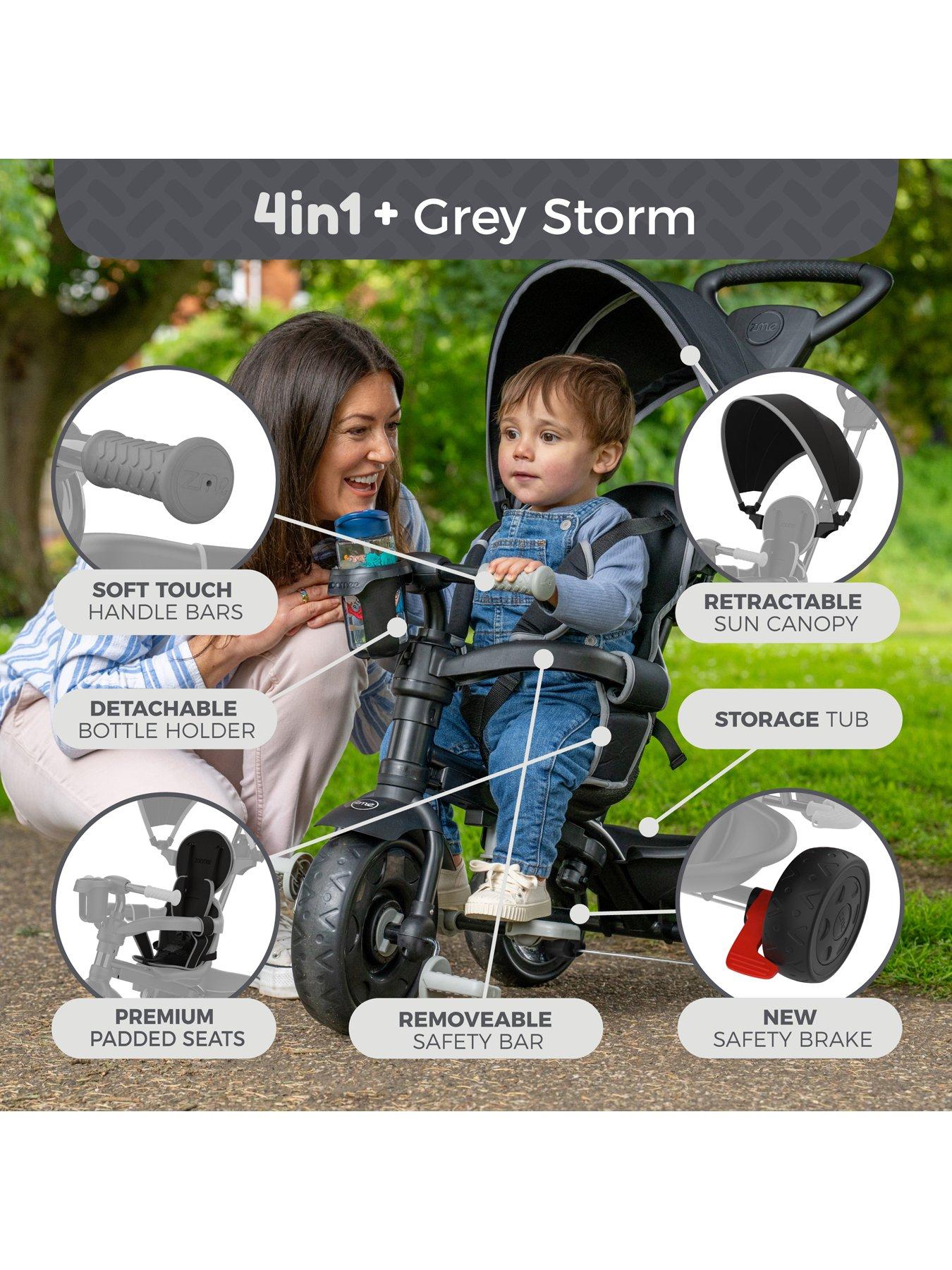  image of tp-zoomee-4-in-1-trike-deluxe--nbspgrey-storm
