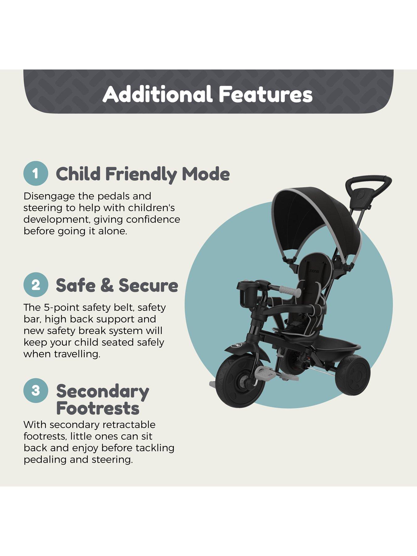  image of tp-zoomee-4-in-1-trike-deluxe--nbspgrey-storm