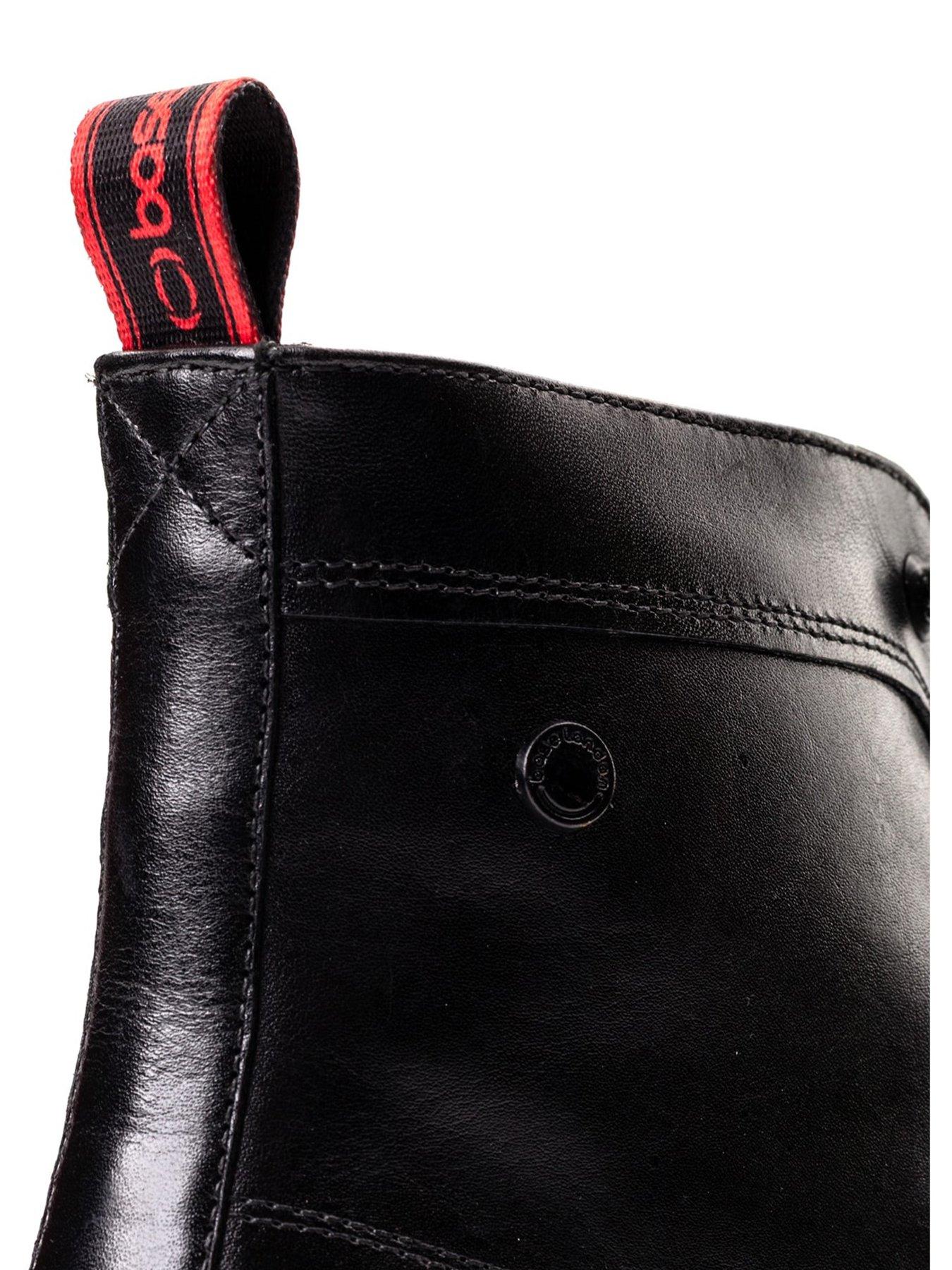 Image 6 of 6 of Base London Playmouth Lace Up Boots-Black