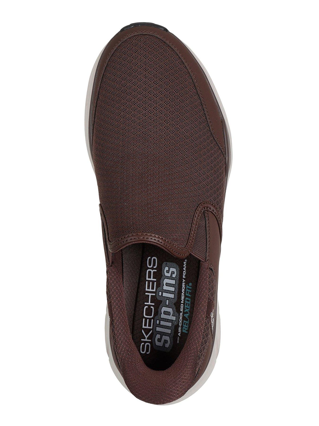 image of skechers-equalizer-60-slip-ins-trainers-brown