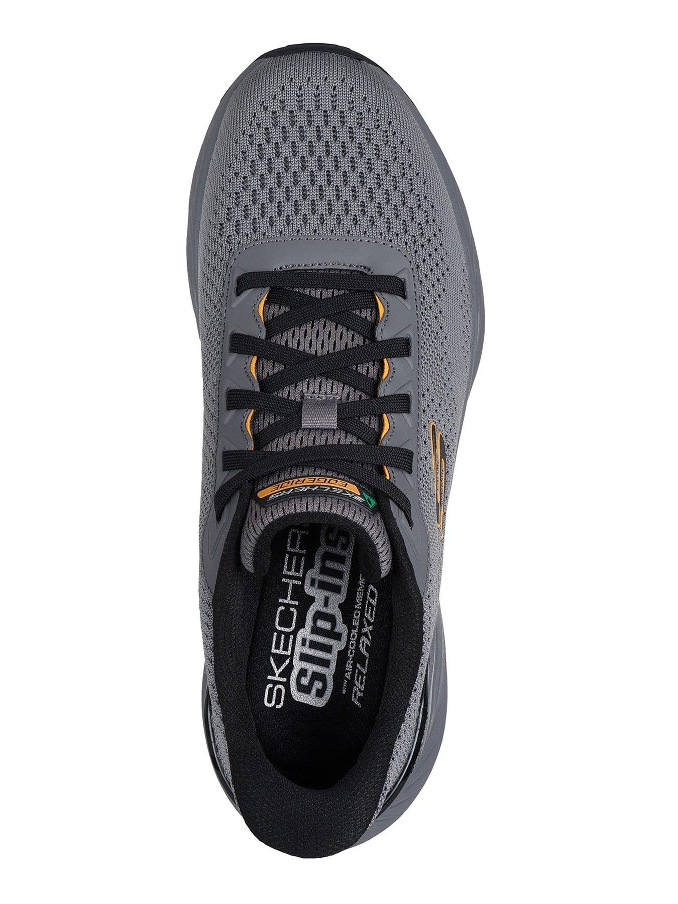  image of skechers-edgeride-lace-up-slip--ins-trainers