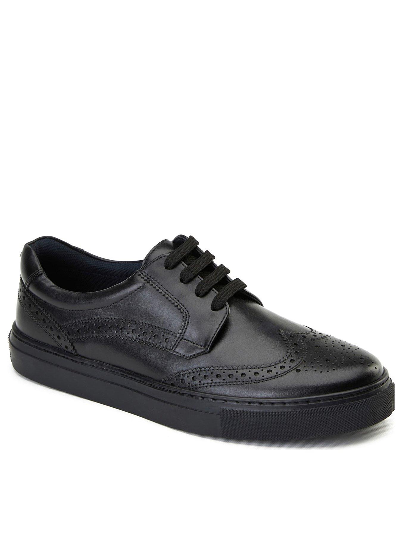Image 2 of 6 of Base London Clapton Brogue Trainer -&nbsp;Black