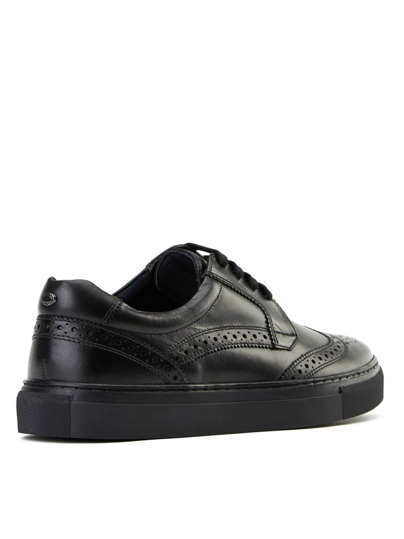 Image 3 of 6 of Base London Clapton Brogue Trainer -&nbsp;Black