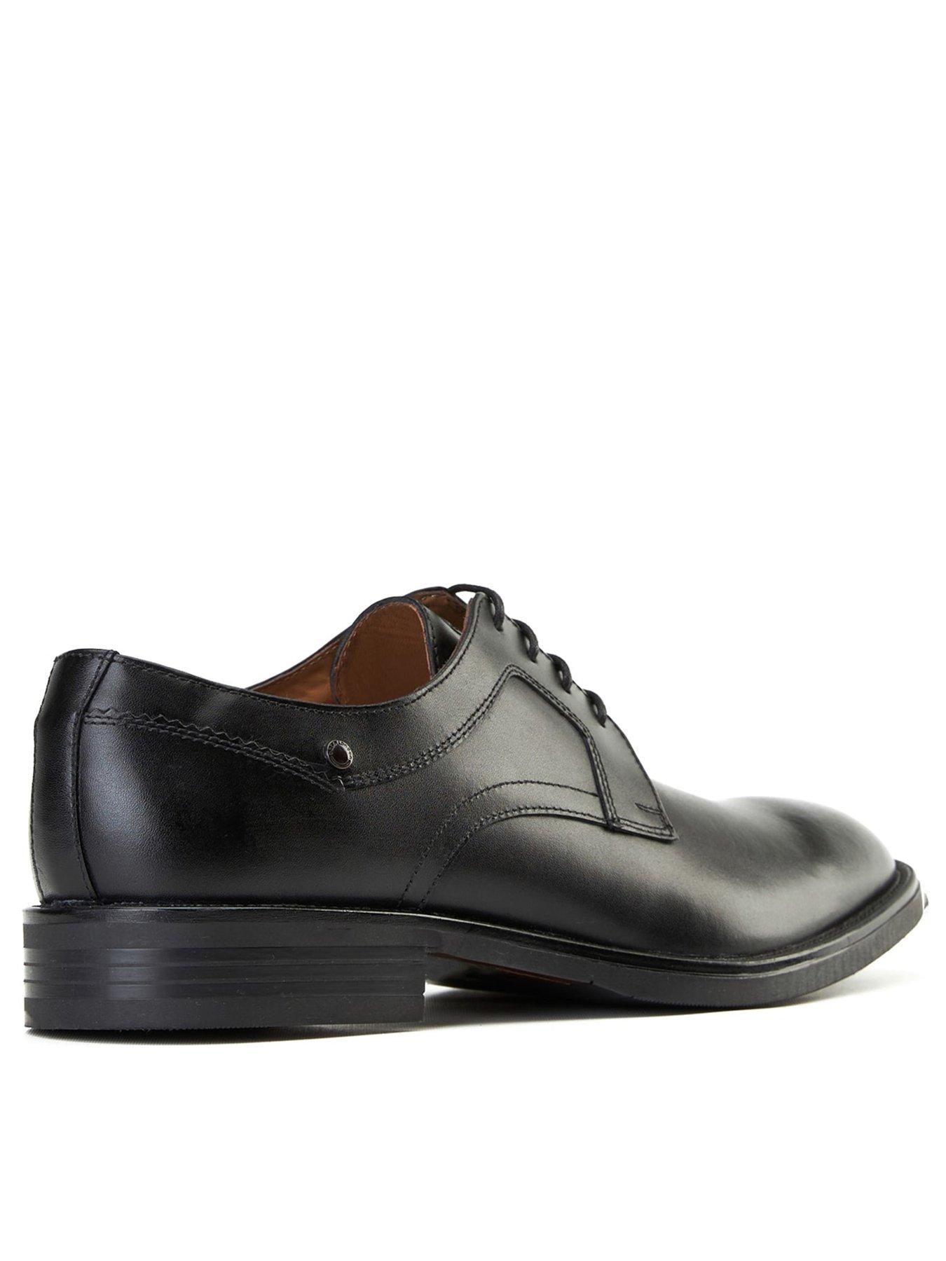 Image 3 of 6 of Base London Sleeve Round Toe Derby Shoes&nbsp;-&nbsp;Black
