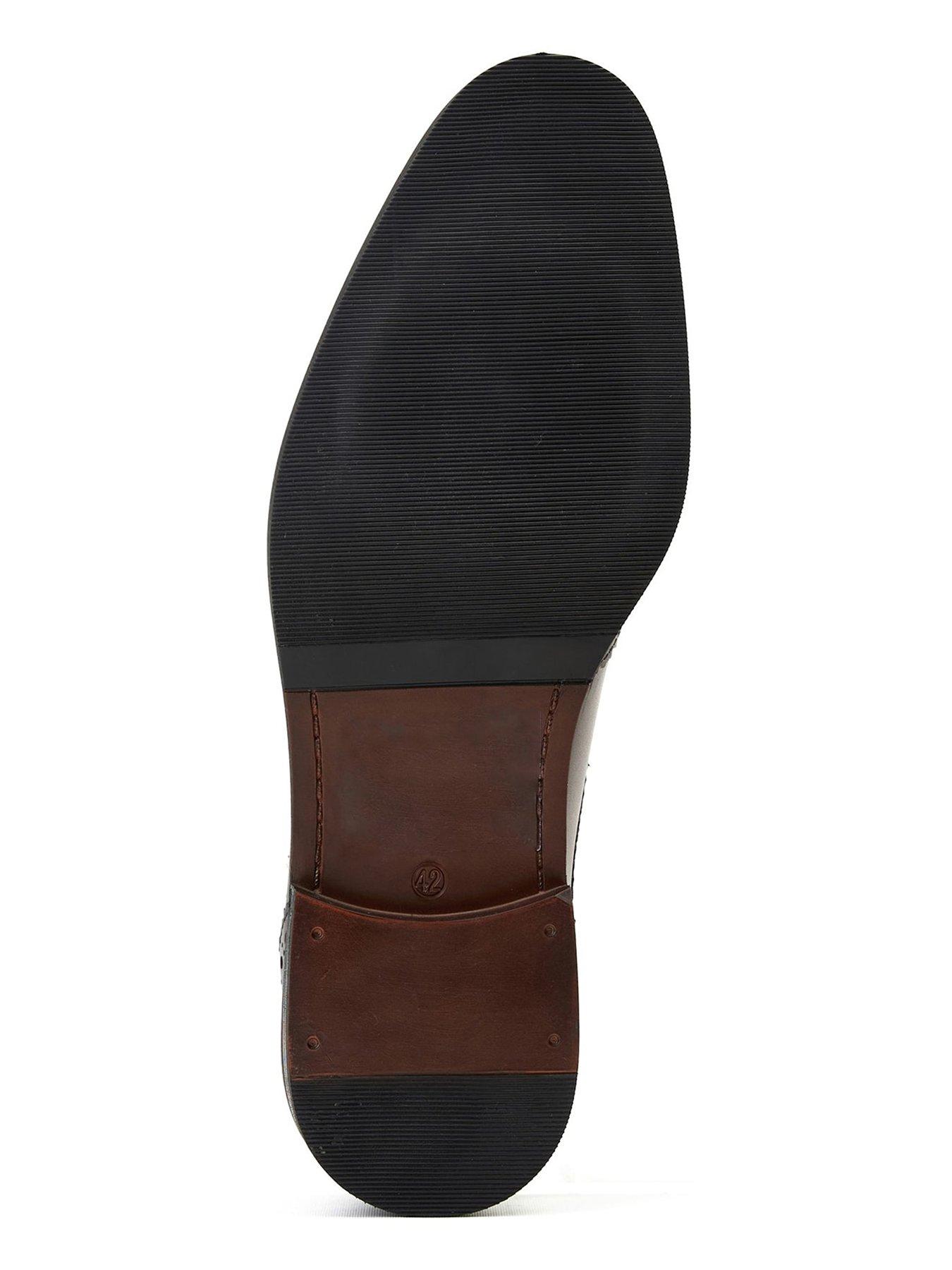 Image 5 of 6 of Base London Sleeve Round Toe Derby Shoes&nbsp;-&nbsp;Black