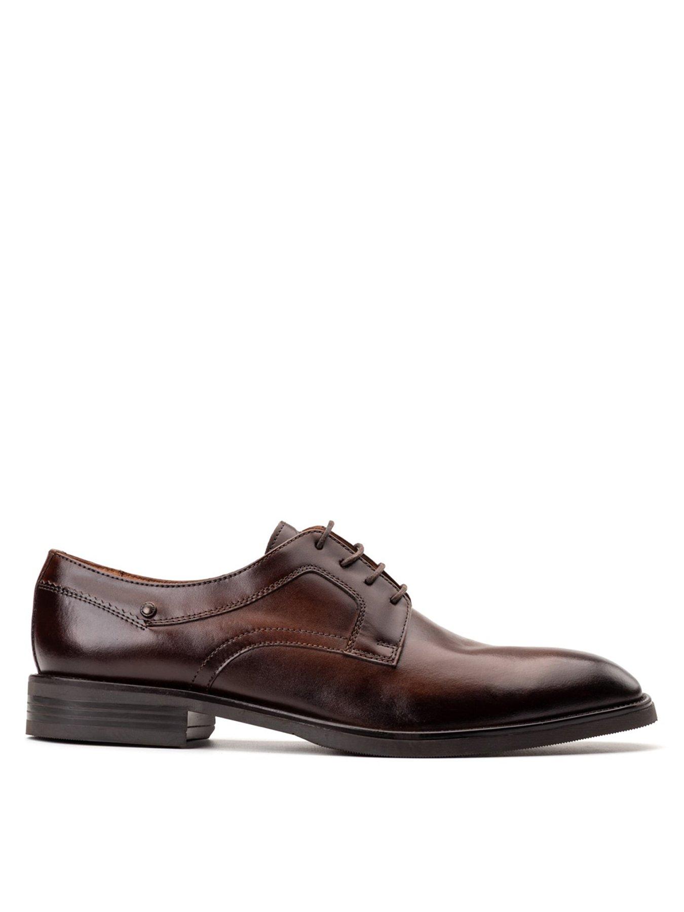 undefined Sleeve Derby Shoes - Brown