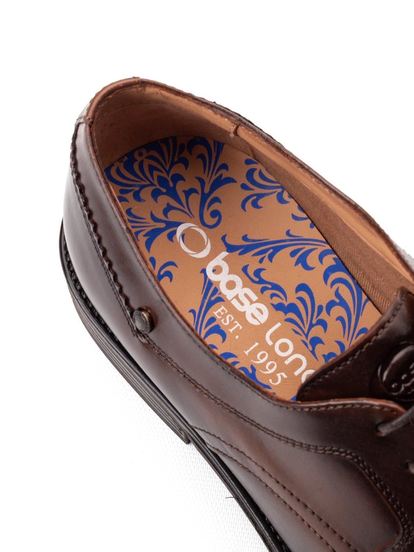 Image 6 of 6 of Base London Sleeve Derby Shoes&nbsp;-&nbsp;Brown