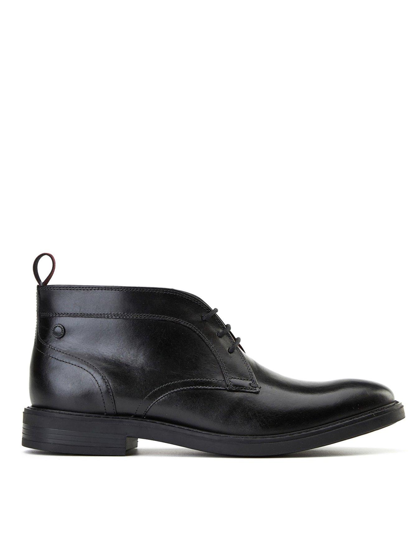Base London Base London Lincold Lace Up Boots-Black