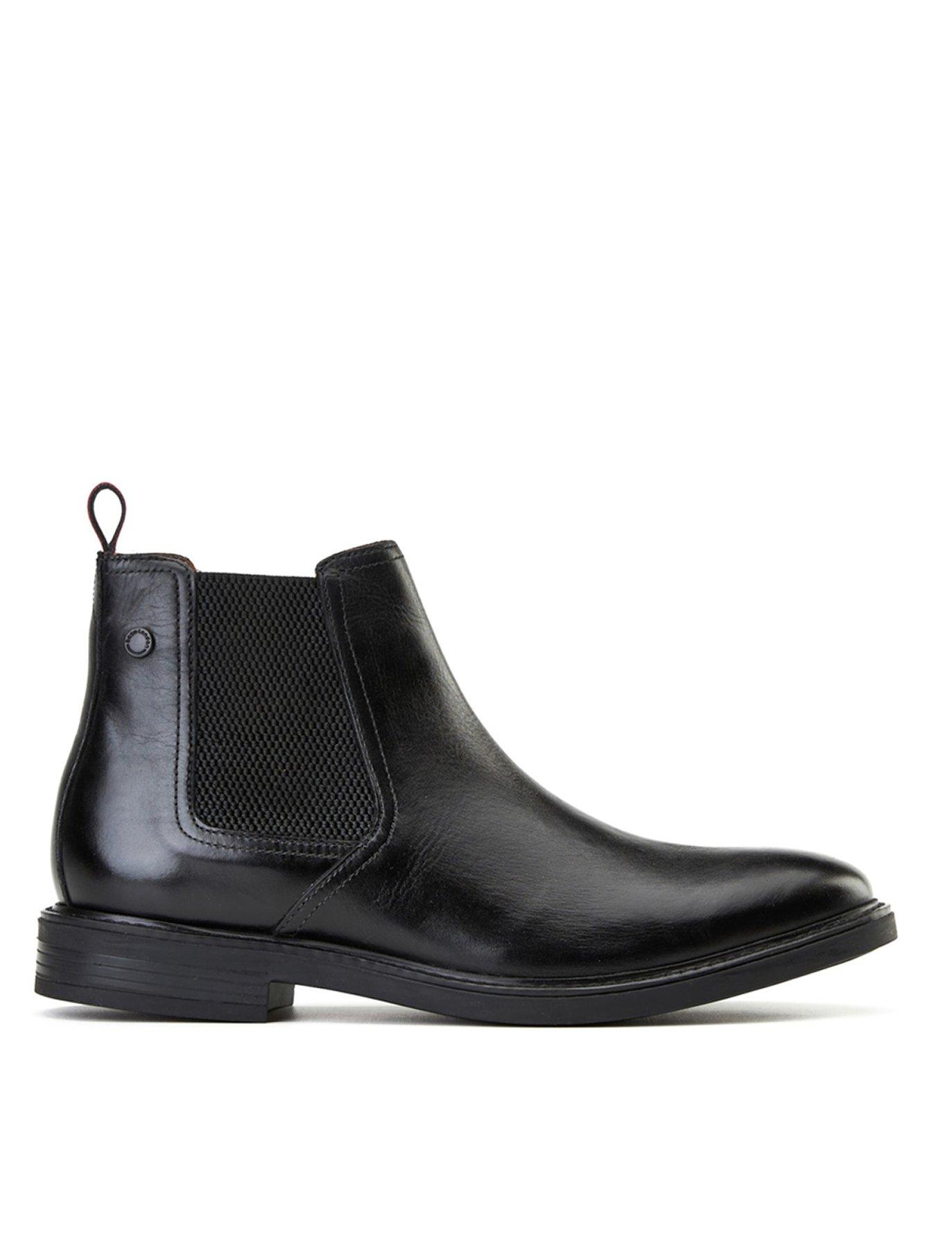 Base London Sussex Chelsea Boots- Black