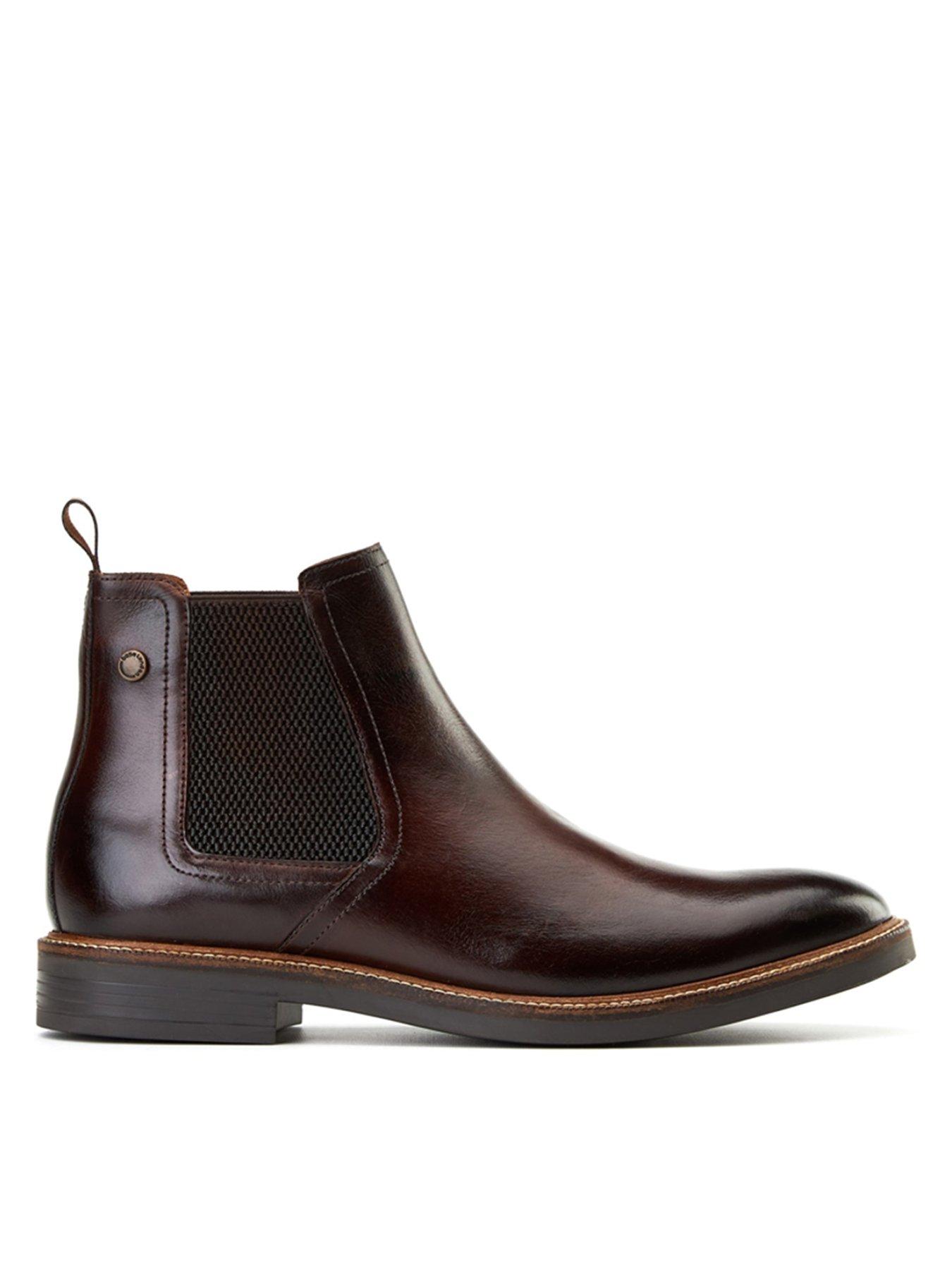 Base London Sussex Chelsea Boots- Dark Brown